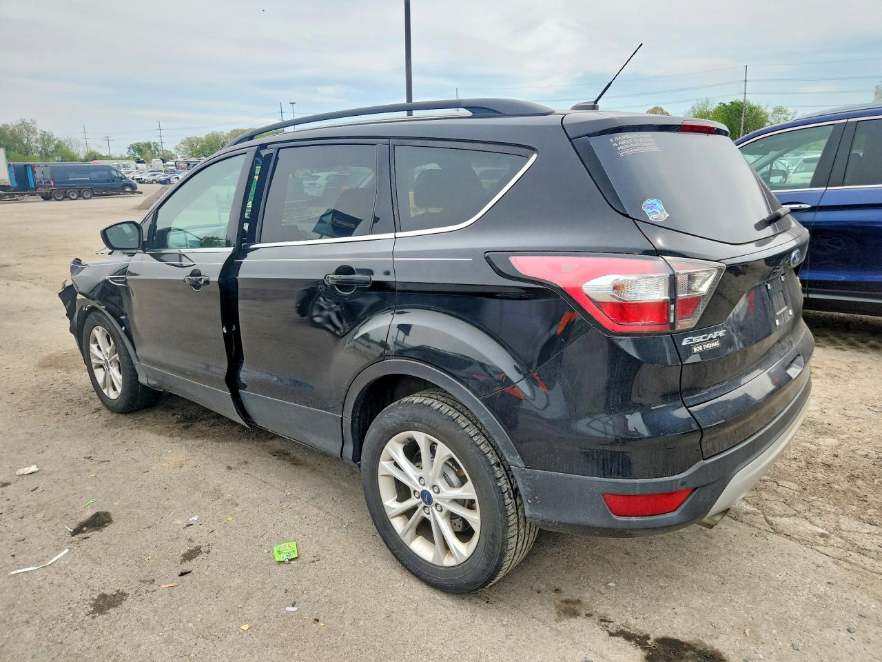 2017 Ford Escape Se Black vin: 1FMCU0GD8HUB20901