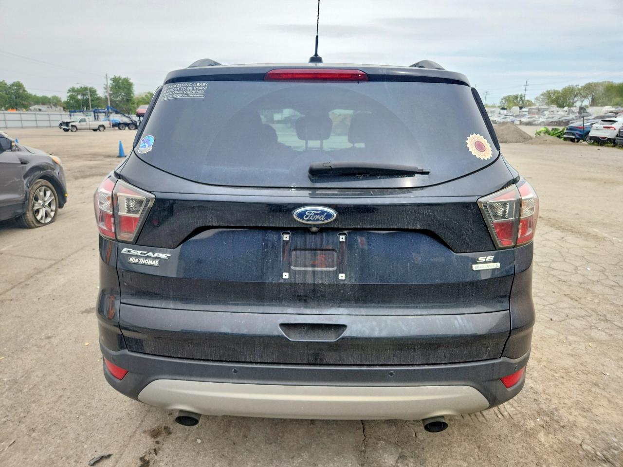 2017 Ford Escape Se Black vin: 1FMCU0GD8HUB20901