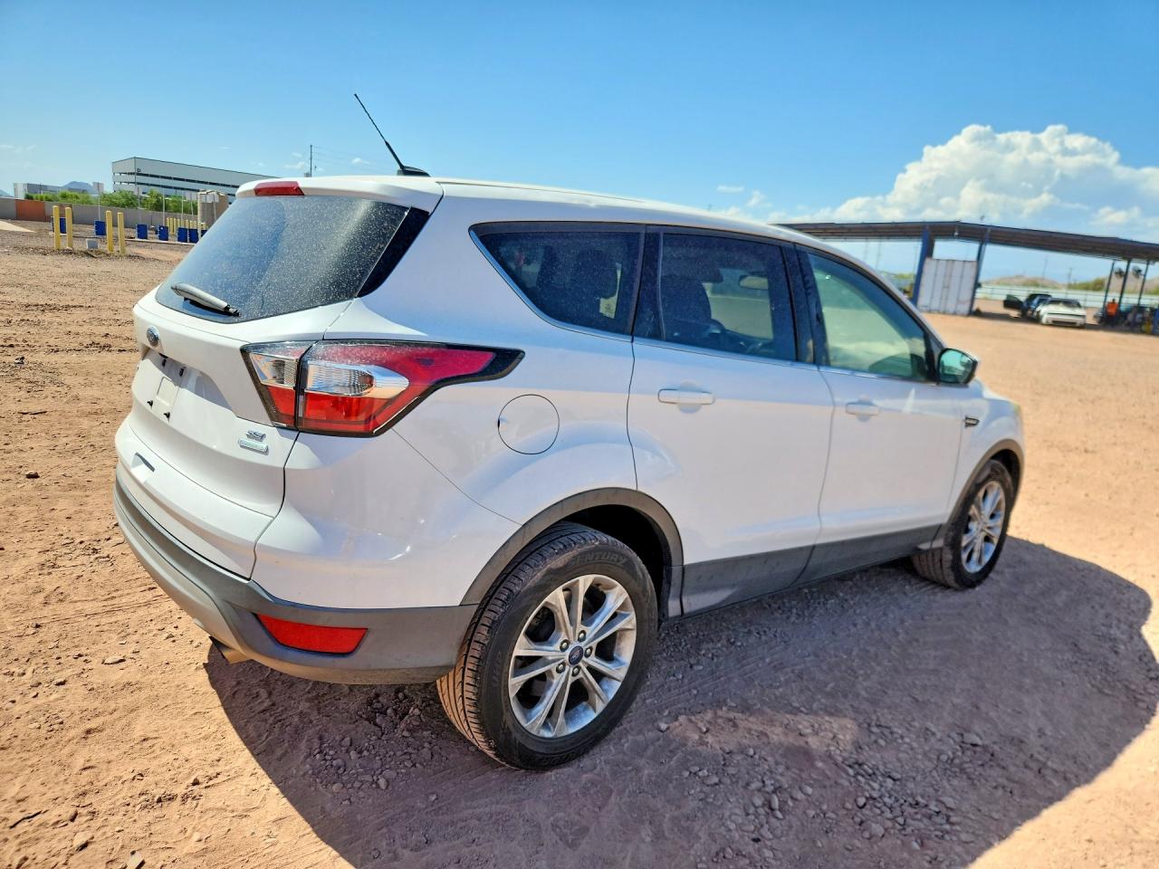 2017 Ford Escape Se White vin: 1FMCU0GD8HUC88201