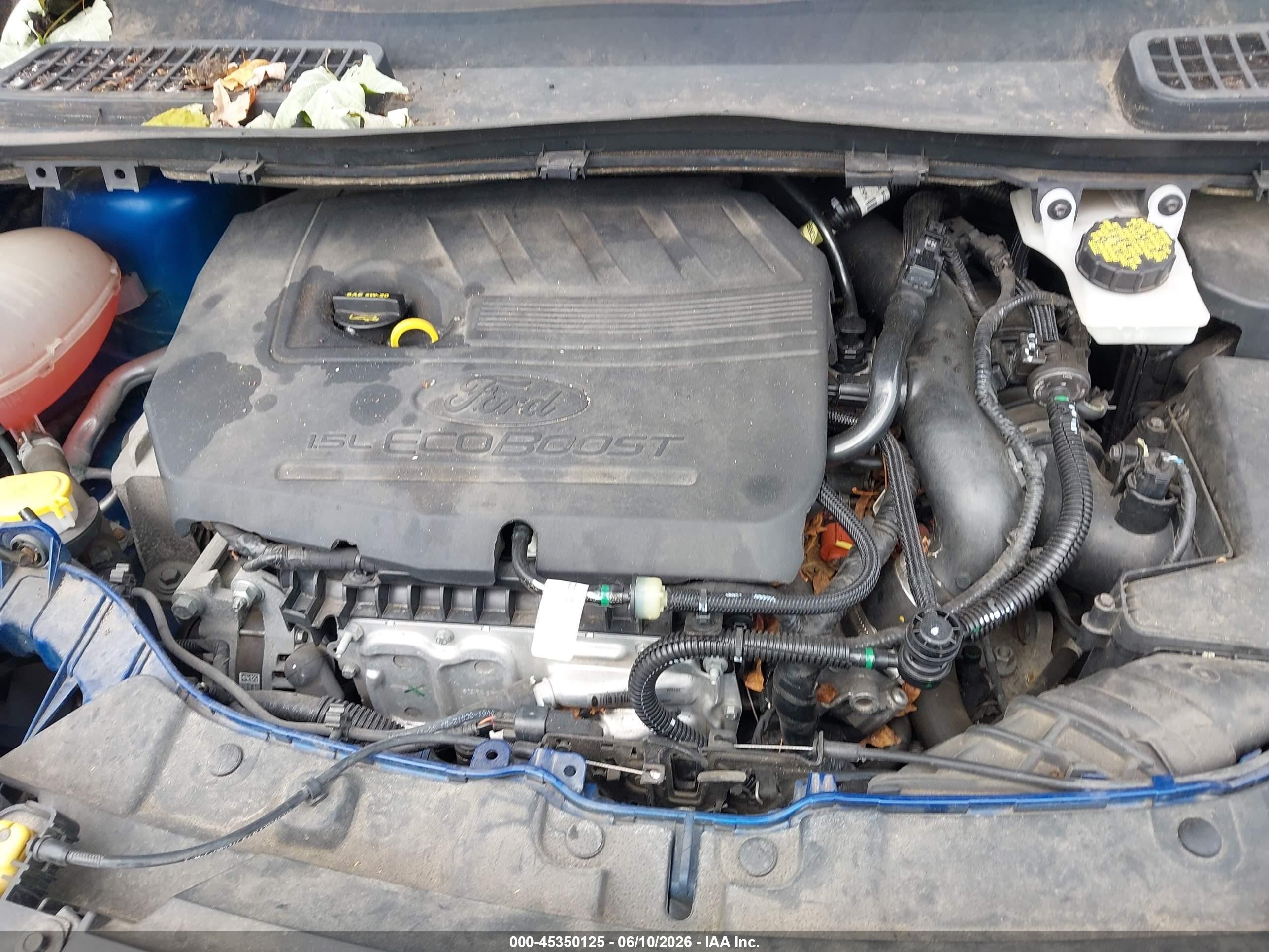 2018 Ford Escape Se Blue vin: 1FMCU0GD8JUB09080