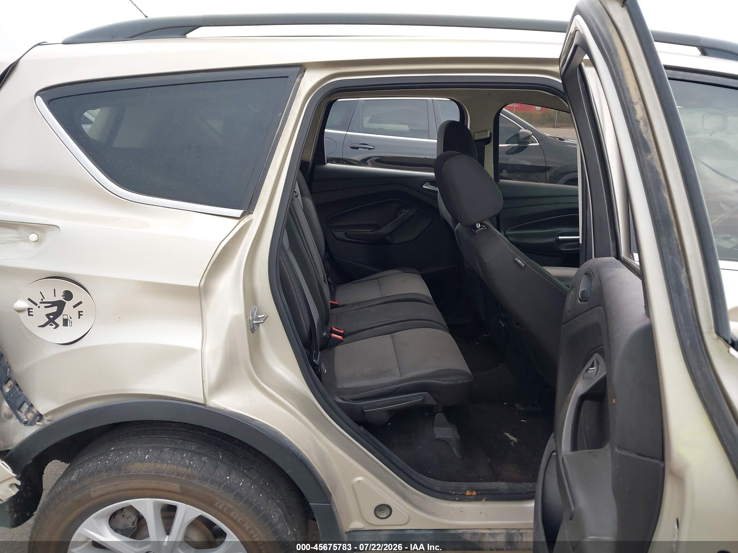 2017 Ford Escape Se Желто-коричневый vin: 1FMCU0GD9HUB80296