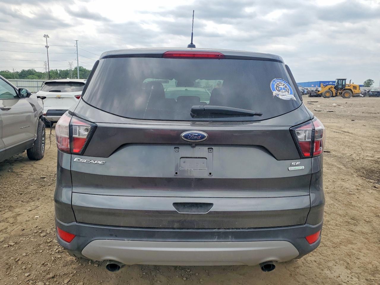 2017 Ford Escape Se Gray vin: 1FMCU0GD9HUD52195