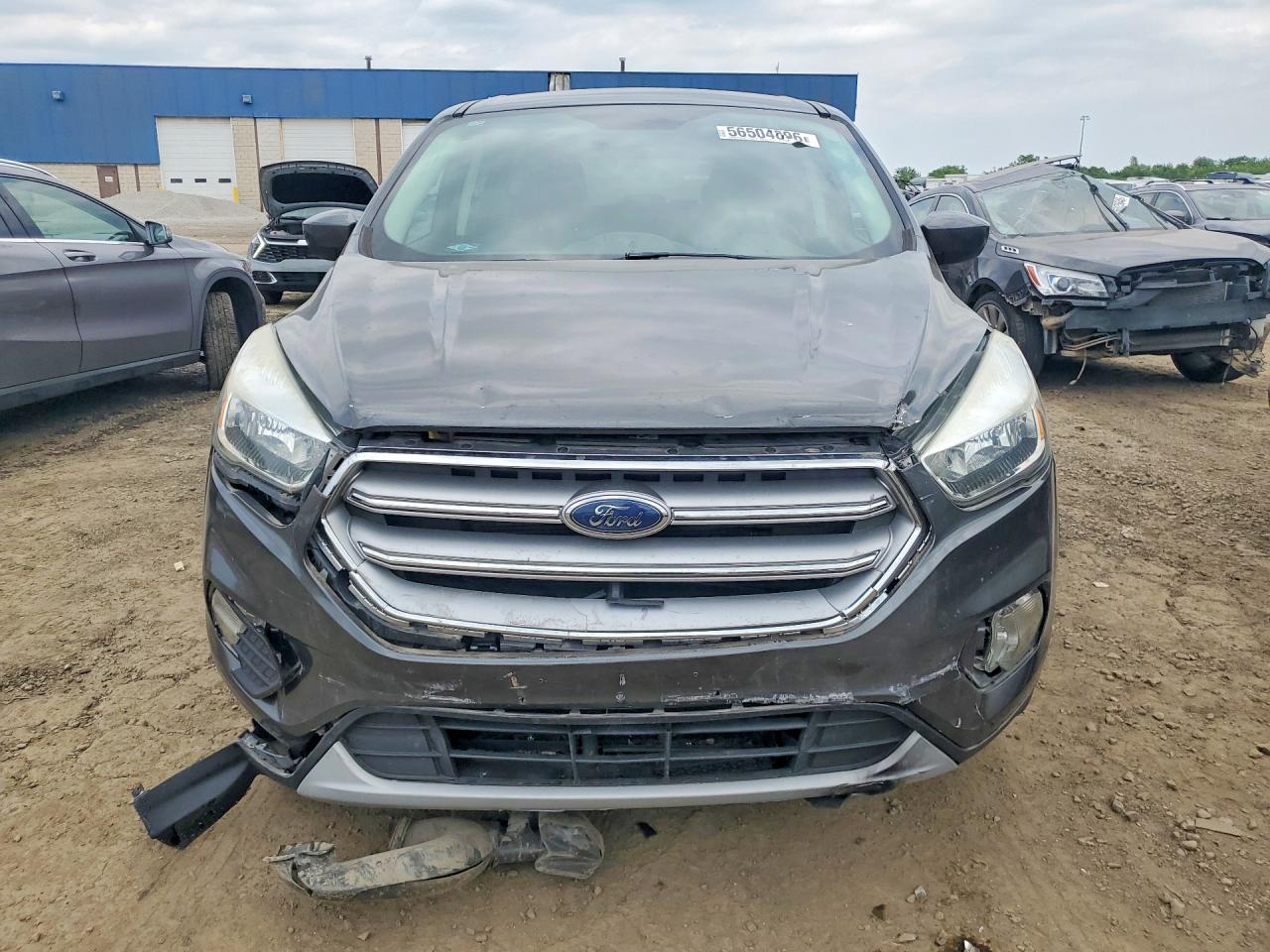 2017 Ford Escape Se Gray vin: 1FMCU0GD9HUD52195