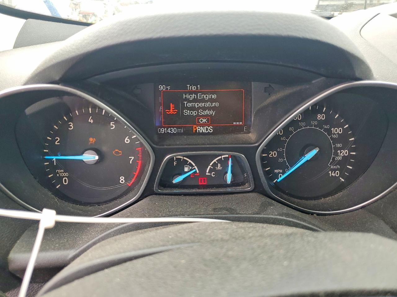 2017 Ford Escape Se Gray vin: 1FMCU0GD9HUD52195