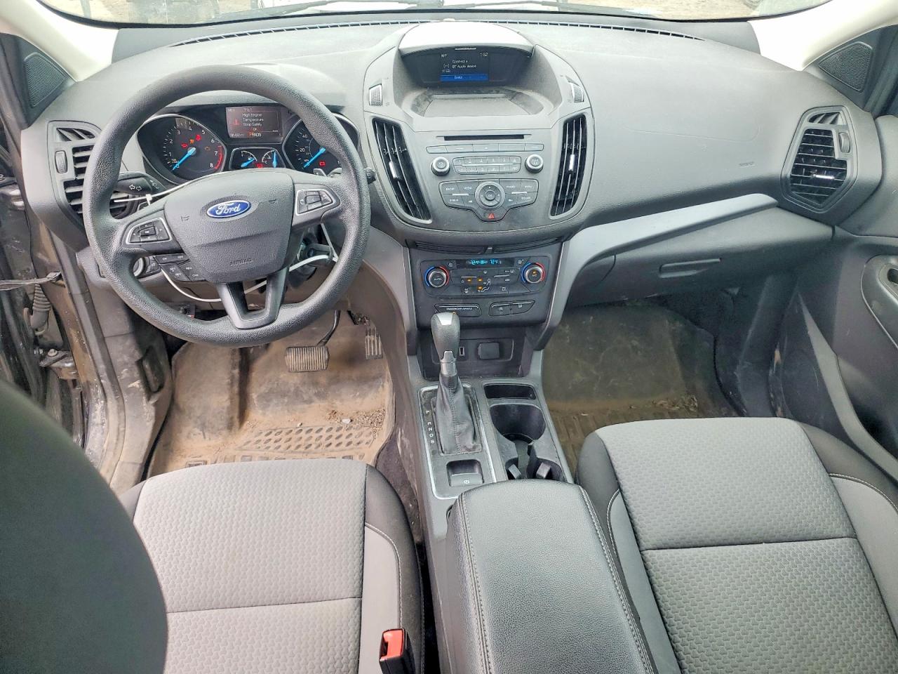 2017 Ford Escape Se Gray vin: 1FMCU0GD9HUD52195