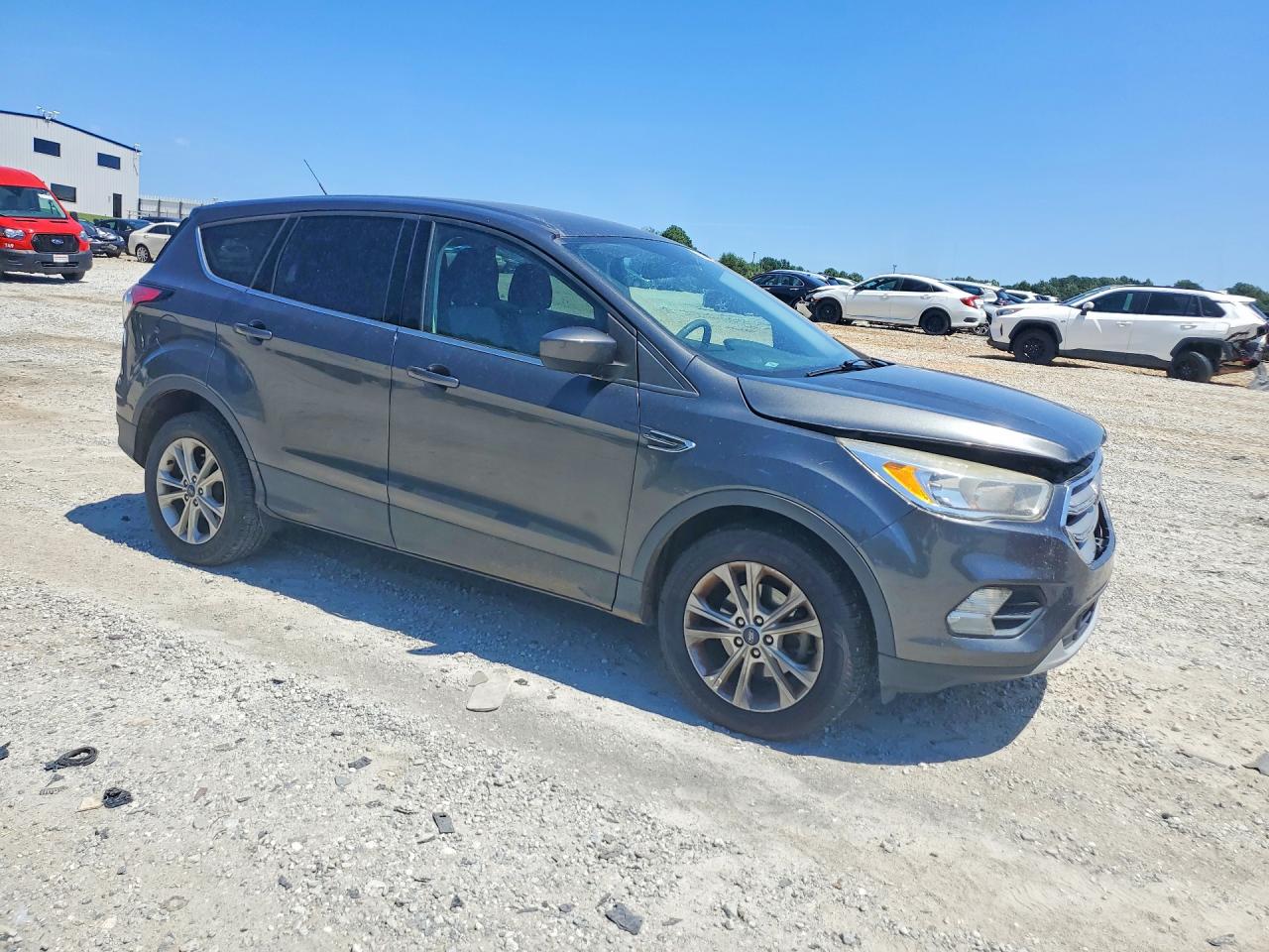 2017 Ford Escape Se Gray vin: 1FMCU0GD9HUE05512
