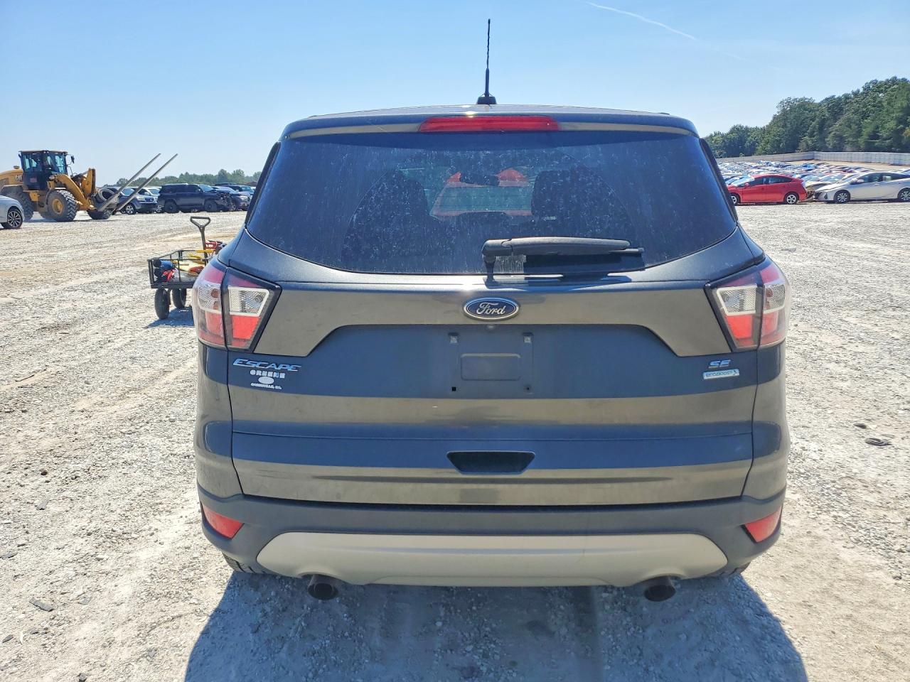 2017 Ford Escape Se Gray vin: 1FMCU0GD9HUE05512