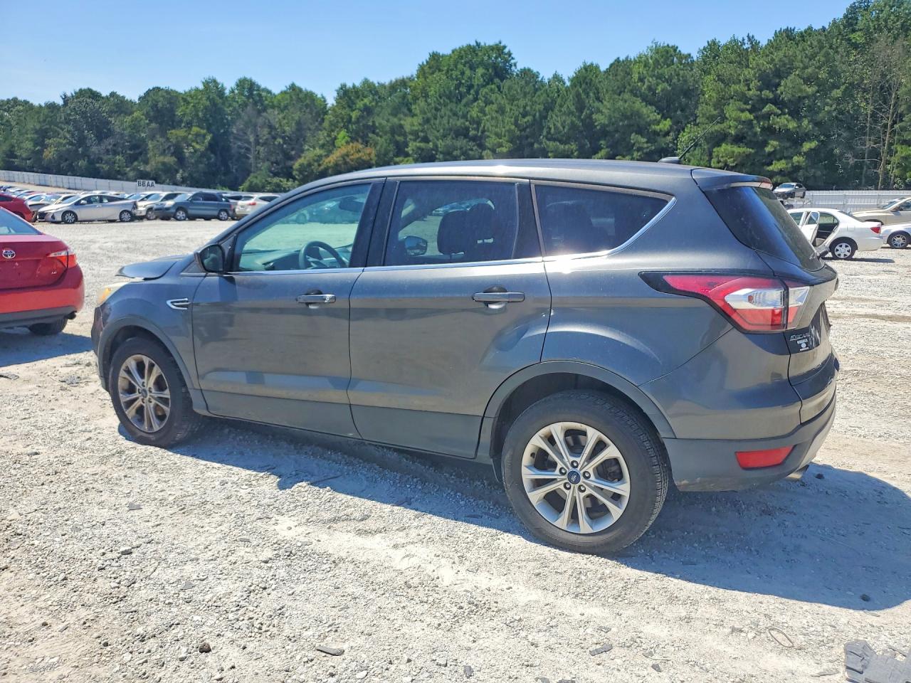 2017 Ford Escape Se Gray vin: 1FMCU0GD9HUE05512
