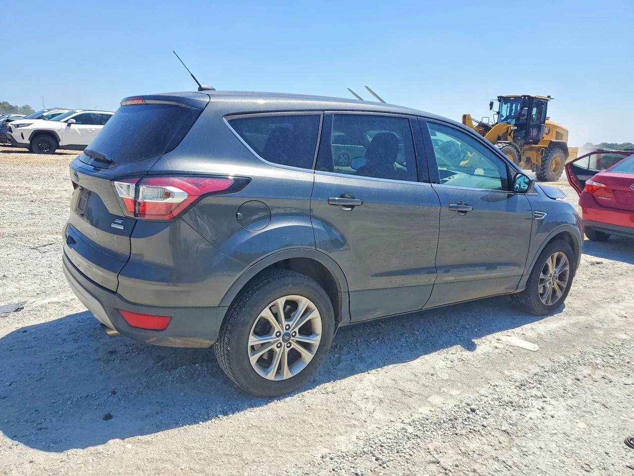 2017 Ford Escape Se Gray vin: 1FMCU0GD9HUE05512