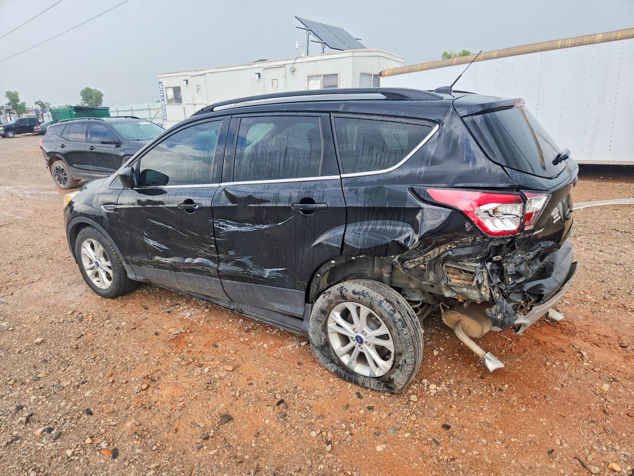 2018 Ford Escape Se Black vin: 1FMCU0GD9JUA12325