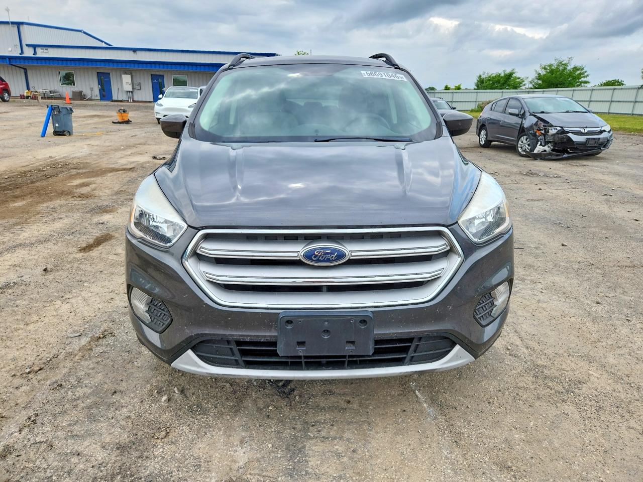 2018 Ford Escape Se Gray vin: 1FMCU0GDXJUD07126