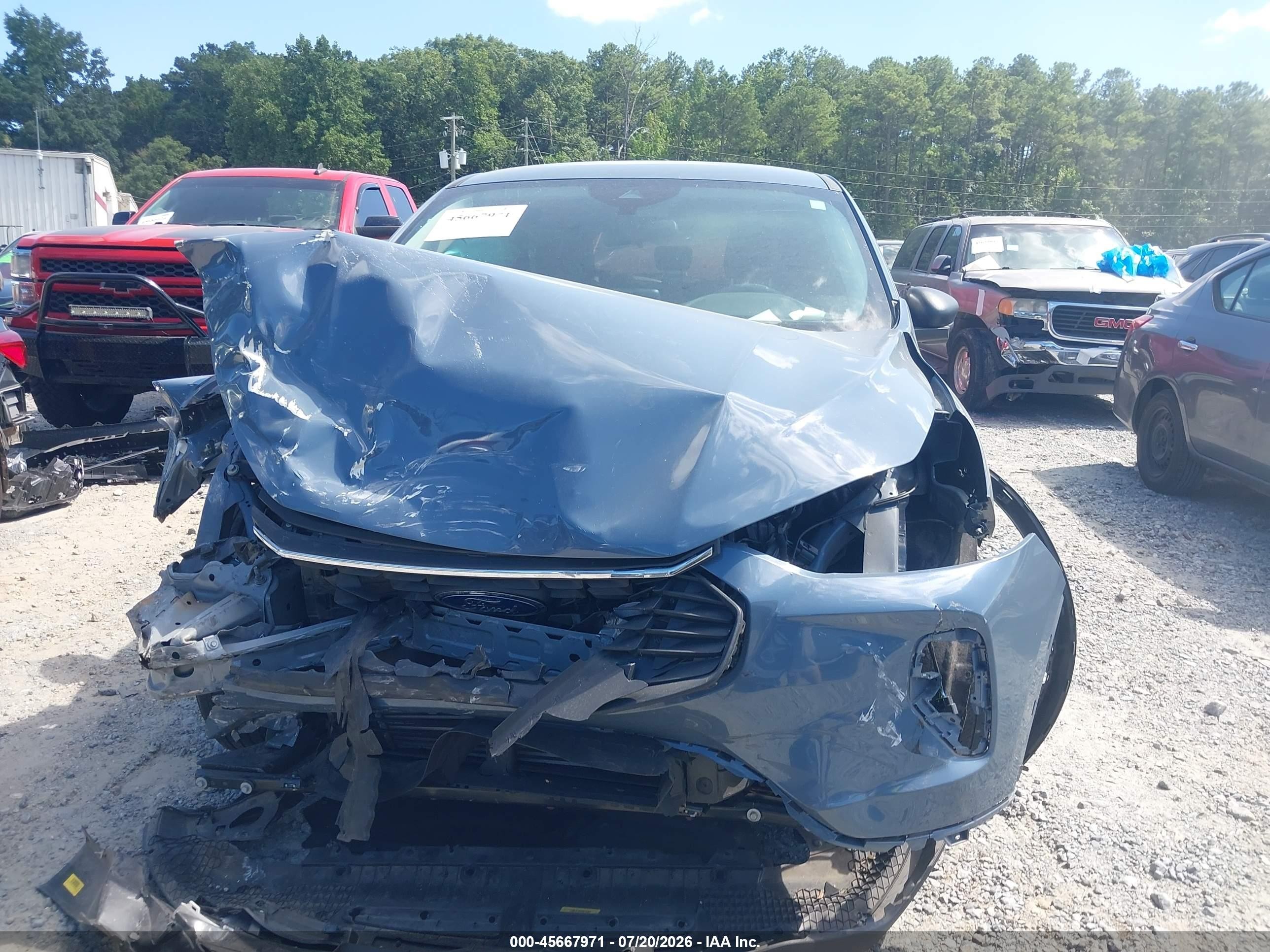 2024 Ford Escape Active Blue vin: 1FMCU0GN2RUB13839