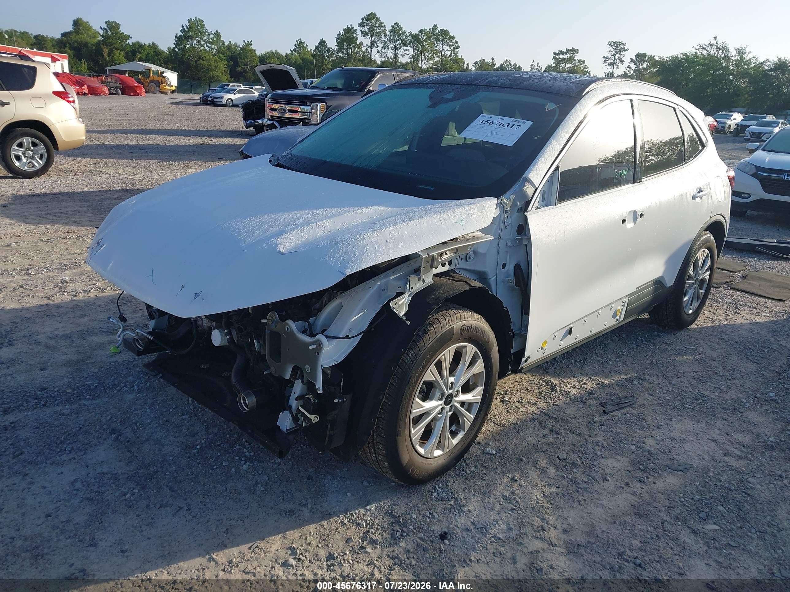 2024 Ford Escape Active White vin: 1FMCU0GN3RUB55369