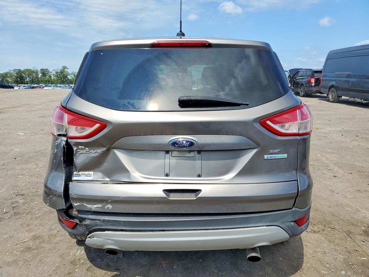 2013 Ford Escape Se Gray vin: 1FMCU0GX0DUA28461