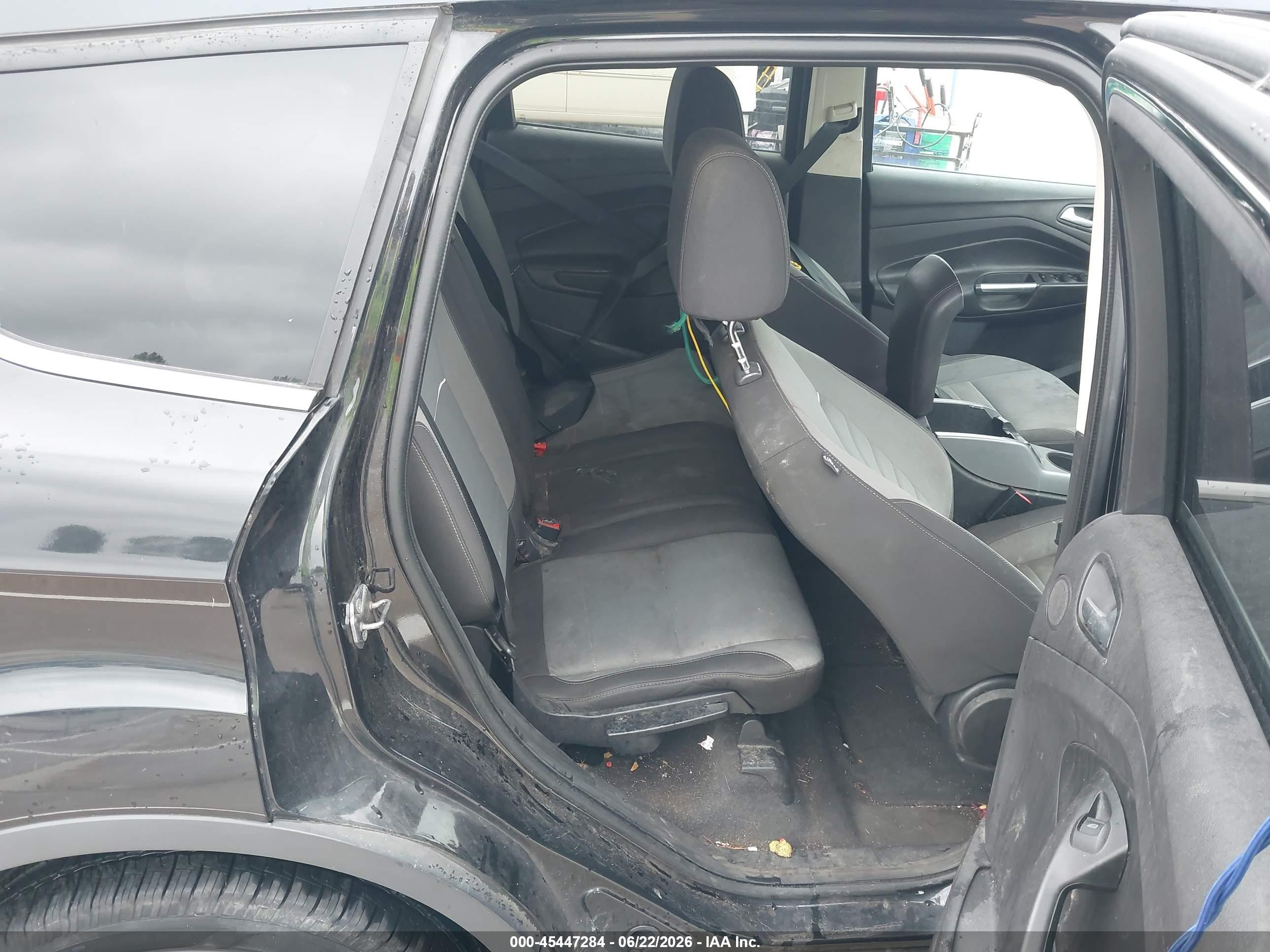2013 Ford Escape Se Black vin: 1FMCU0GX0DUB69904