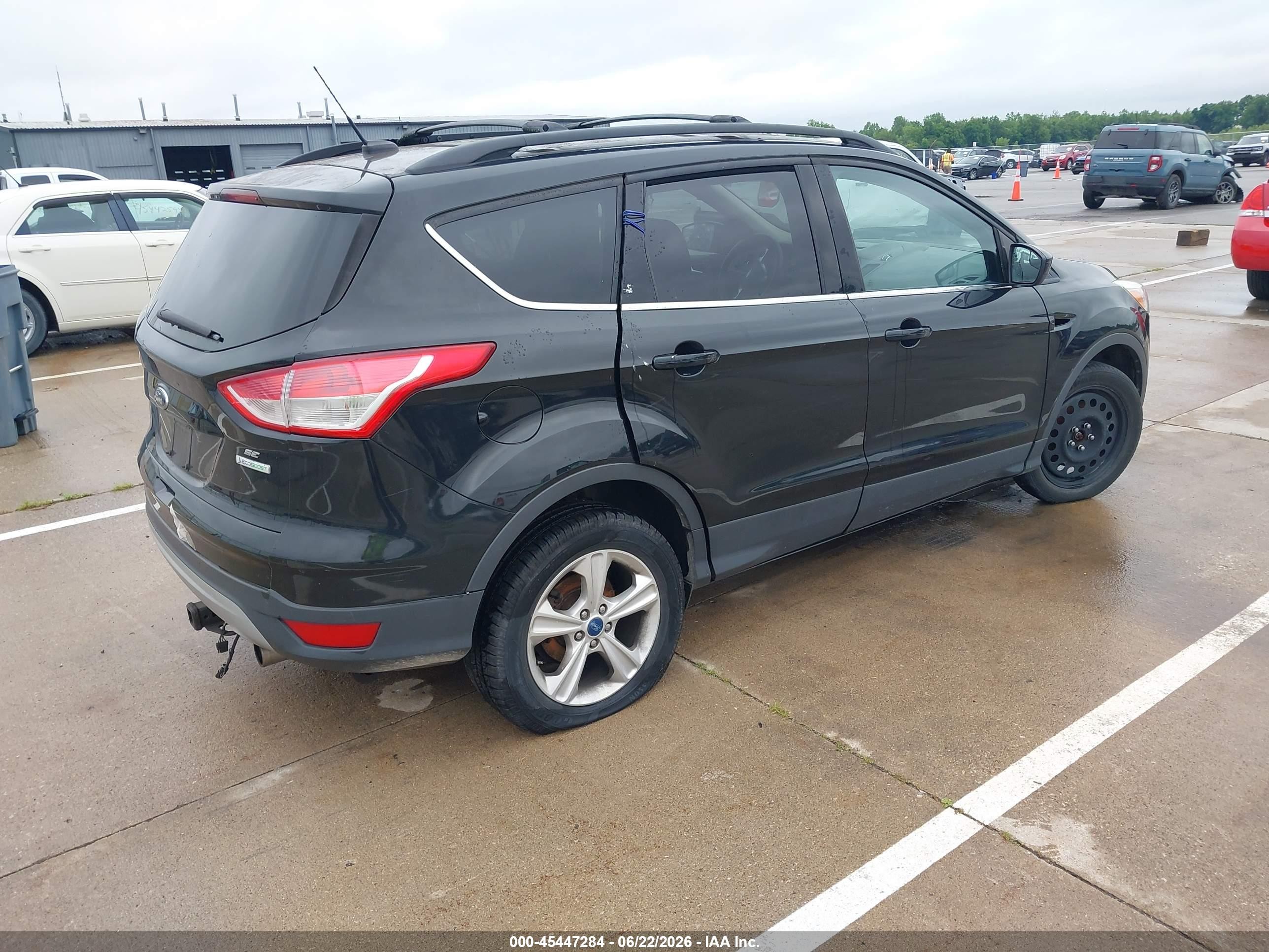 2013 Ford Escape Se Black vin: 1FMCU0GX0DUB69904