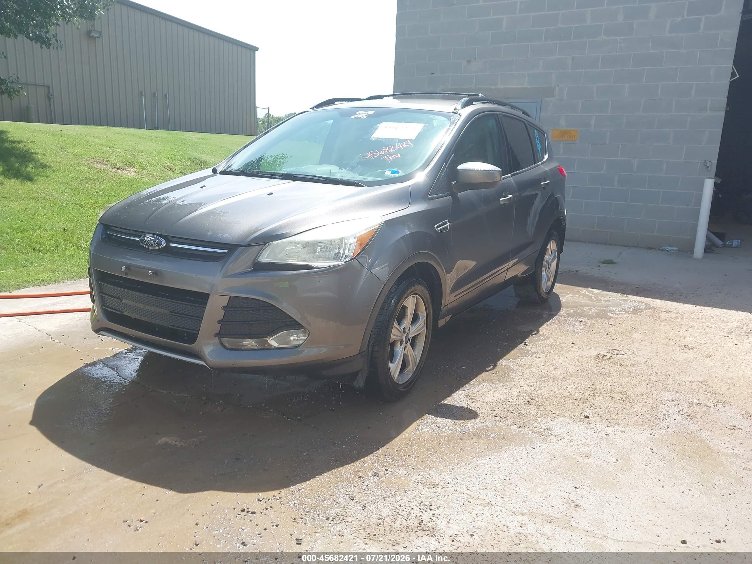 2013 Ford Escape Se Gray vin: 1FMCU0GX0DUC92618