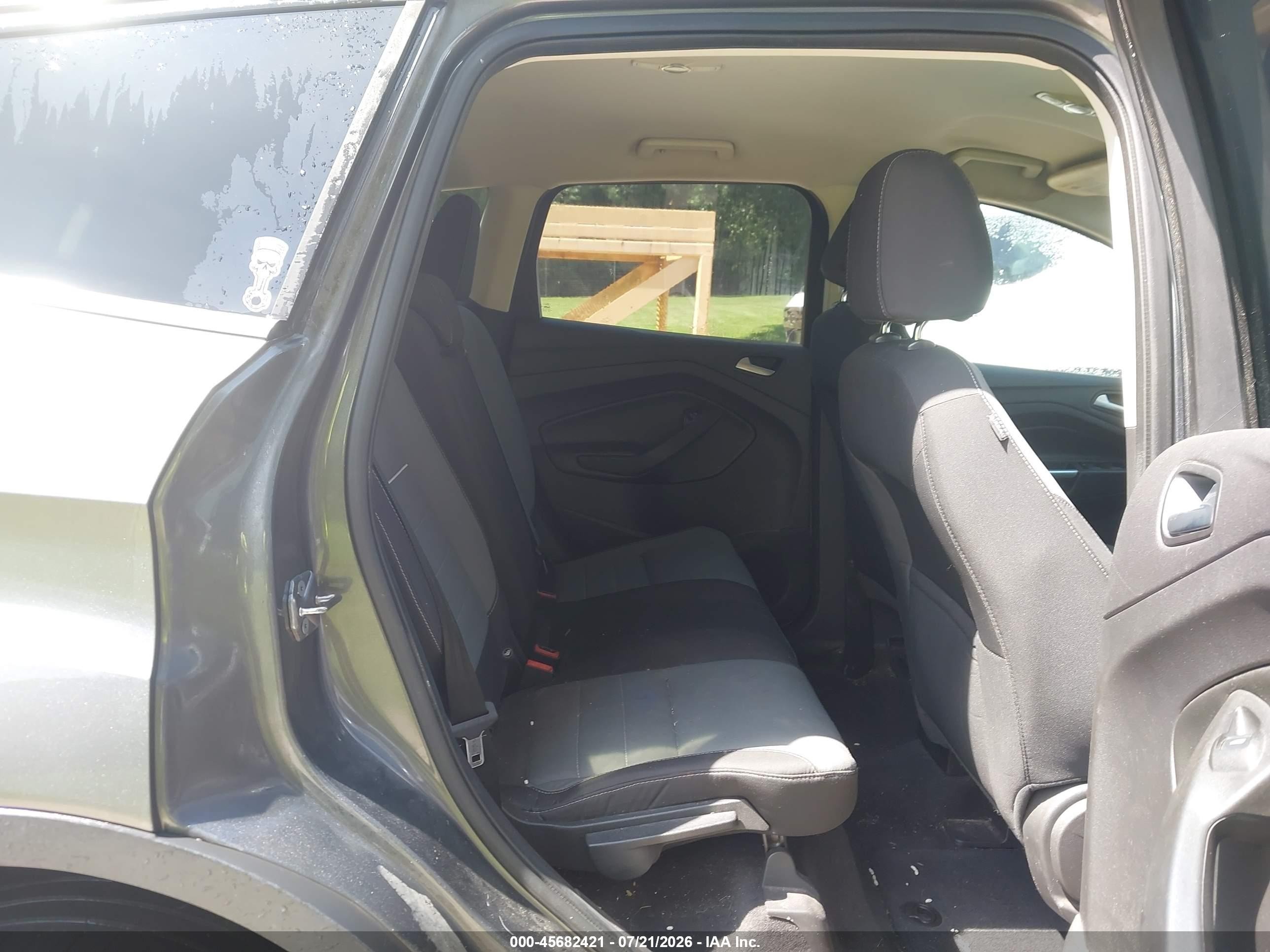 2013 Ford Escape Se Gray vin: 1FMCU0GX0DUC92618