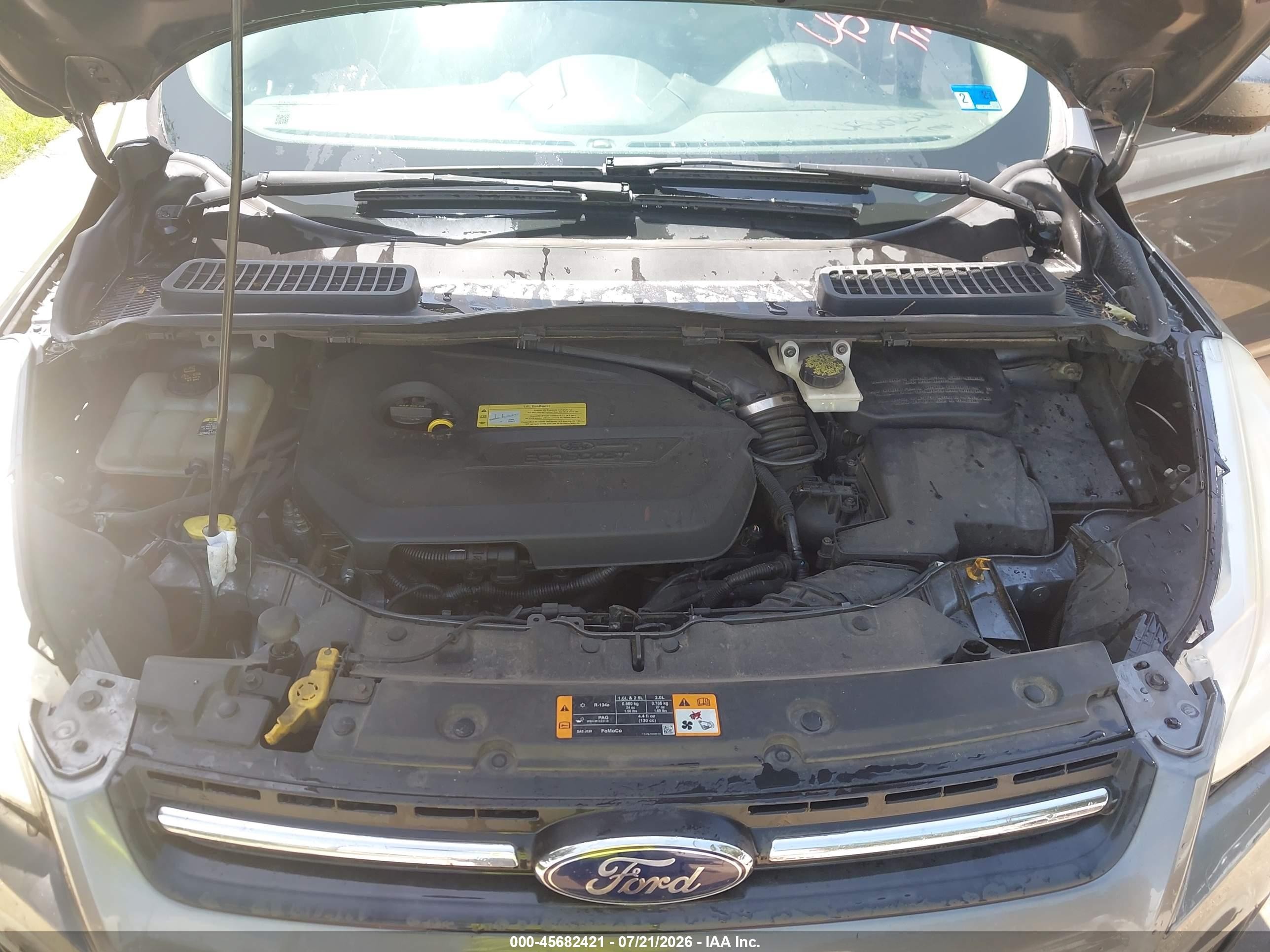 2013 Ford Escape Se Gray vin: 1FMCU0GX0DUC92618