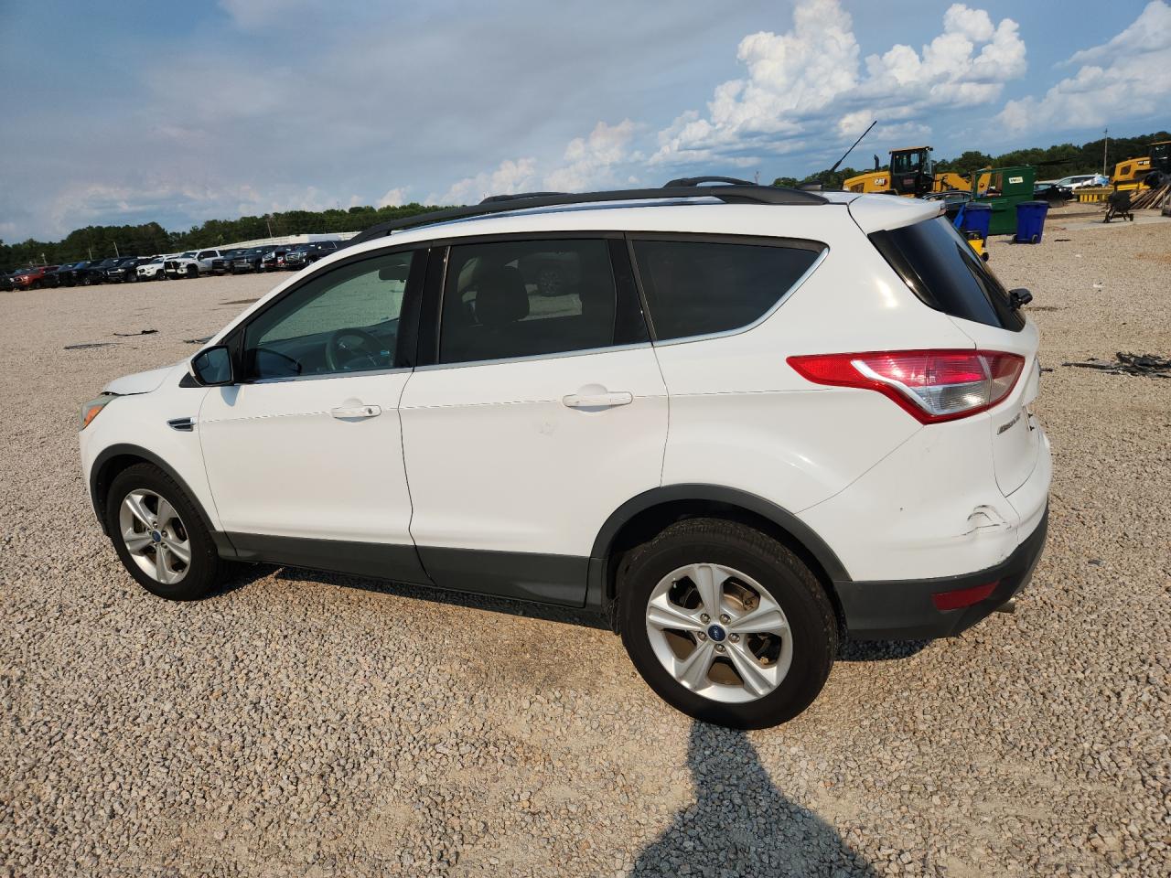 2013 Ford Escape Se White vin: 1FMCU0GX0DUC98435