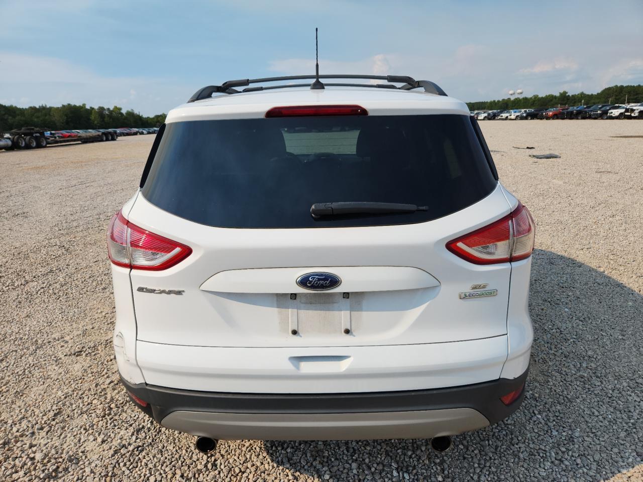 2013 Ford Escape Se White vin: 1FMCU0GX0DUC98435