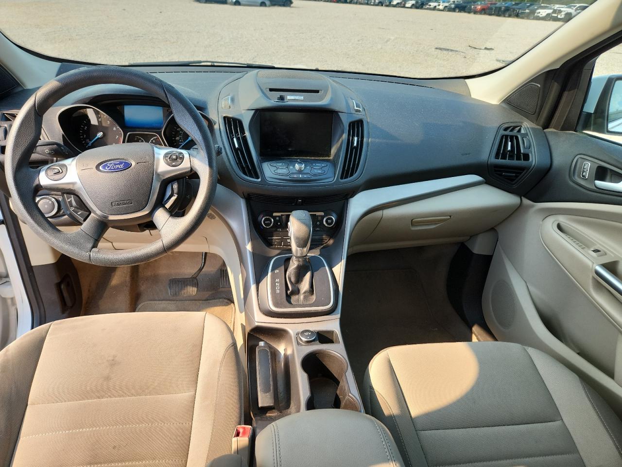 2013 Ford Escape Se White vin: 1FMCU0GX0DUC98435