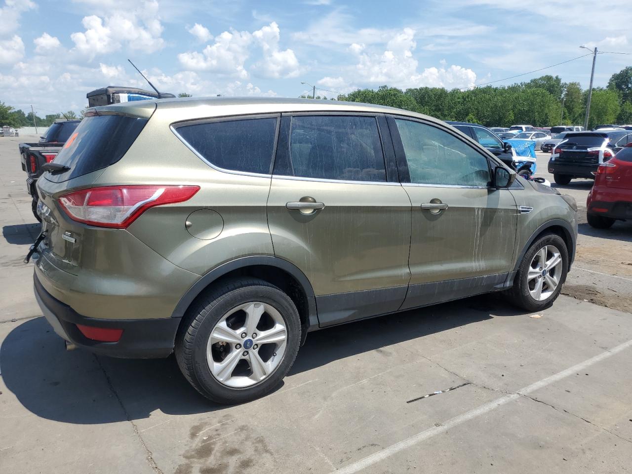 2013 Ford Escape Se Green vin: 1FMCU0GX0DUD32583