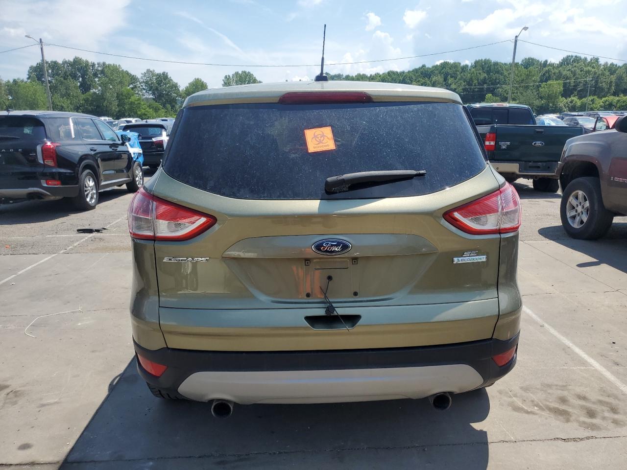 2013 Ford Escape Se Green vin: 1FMCU0GX0DUD32583