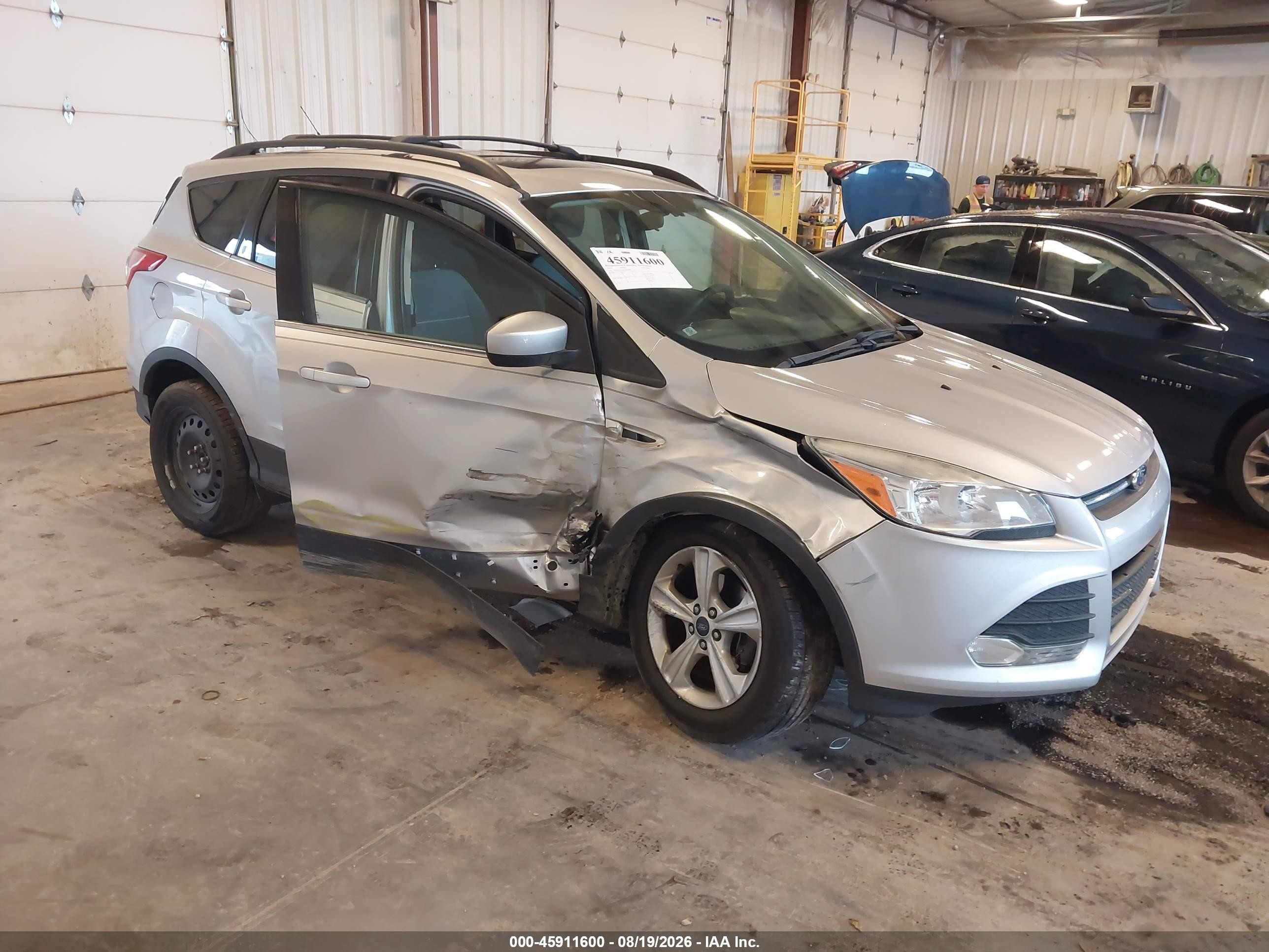2013 Ford Escape Se Silver vin: 1FMCU0GX0DUD36486
