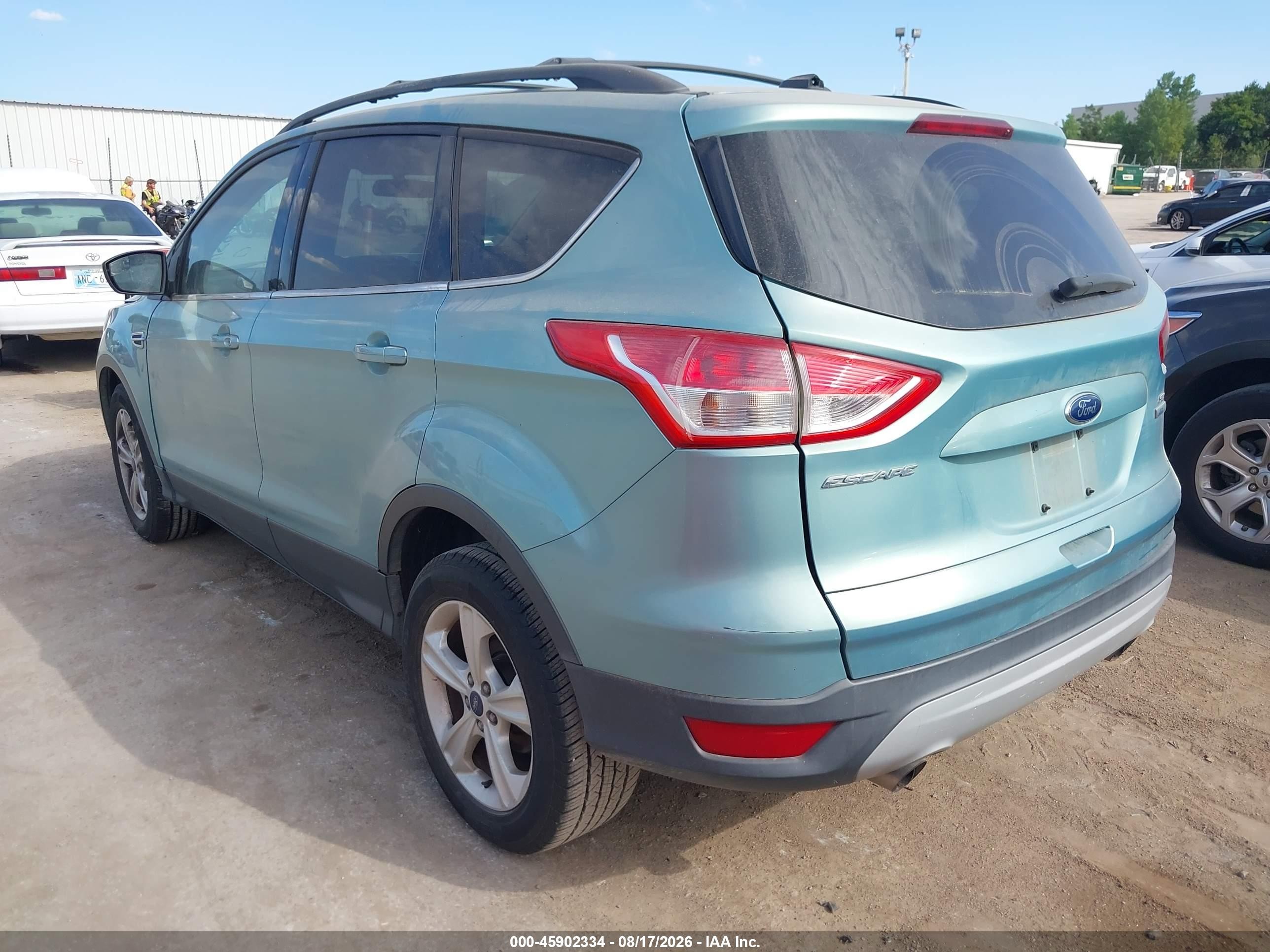2013 Ford Escape Se Green vin: 1FMCU0GX0DUD70458