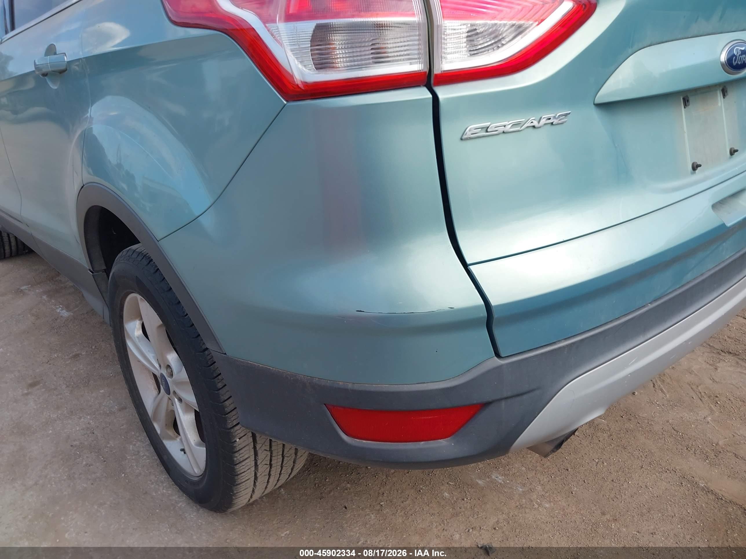 2013 Ford Escape Se Green vin: 1FMCU0GX0DUD70458