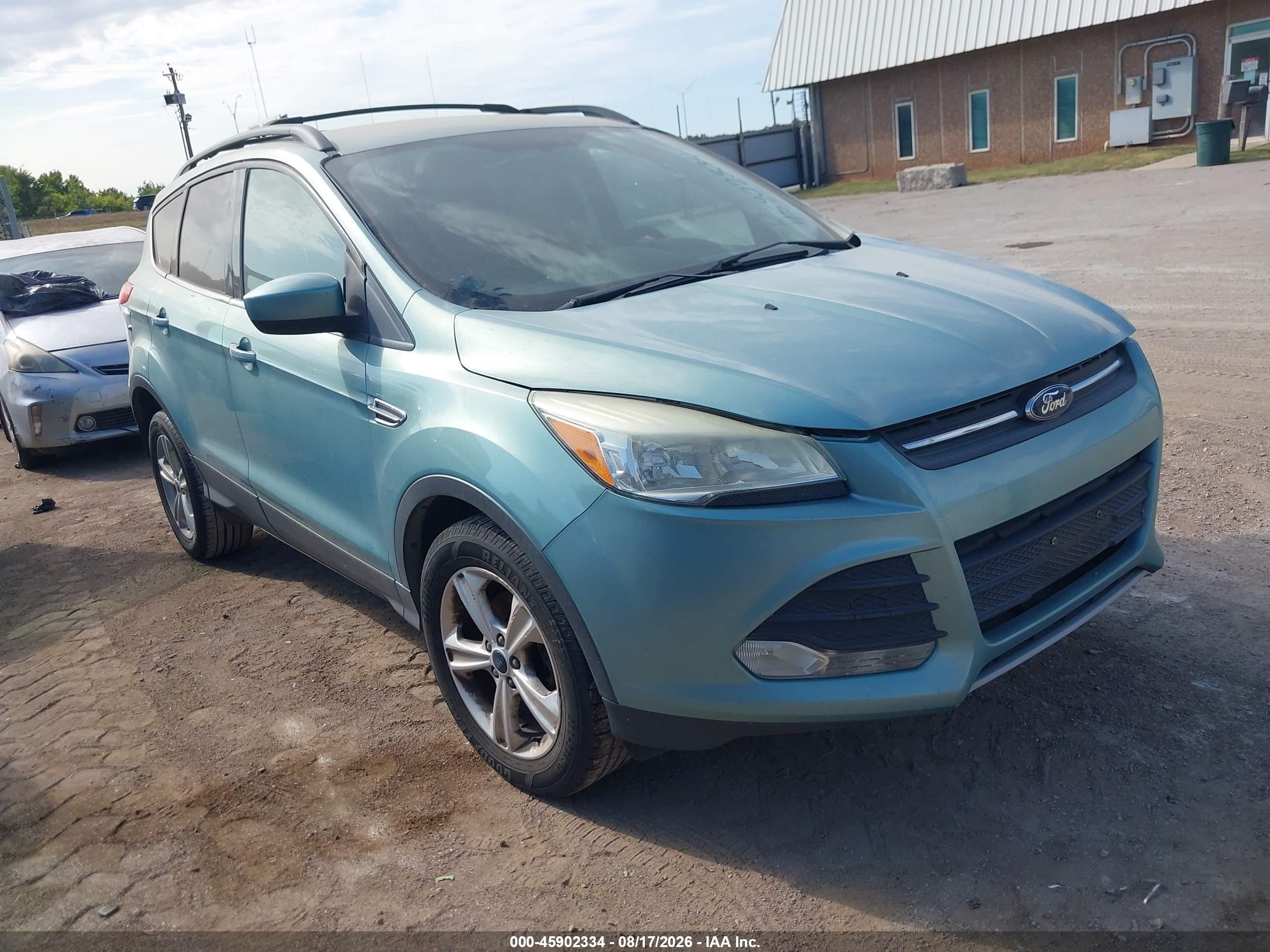 2013 Ford Escape Se Green vin: 1FMCU0GX0DUD70458