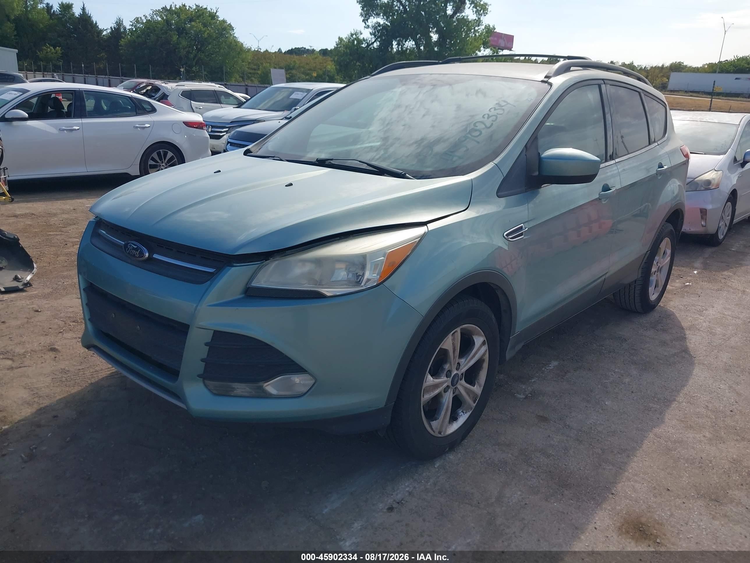 2013 Ford Escape Se Green vin: 1FMCU0GX0DUD70458