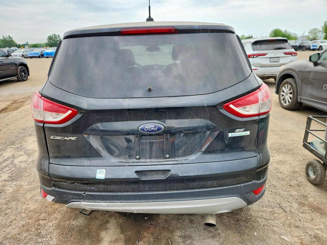 2013 Ford Escape Se Black vin: 1FMCU0GX0DUD73652