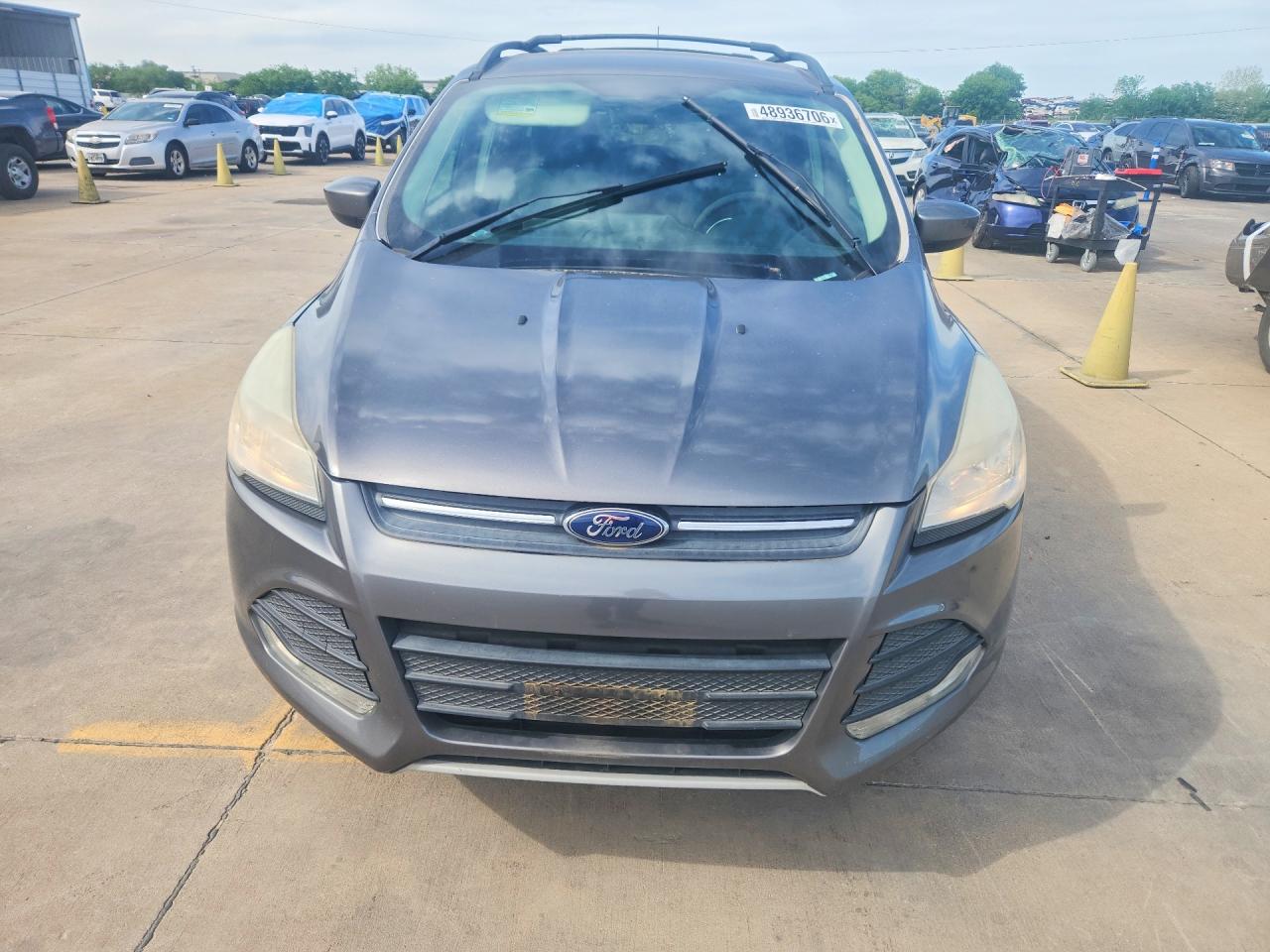 2013 Ford Escape Se Gray vin: 1FMCU0GX0DUD92430
