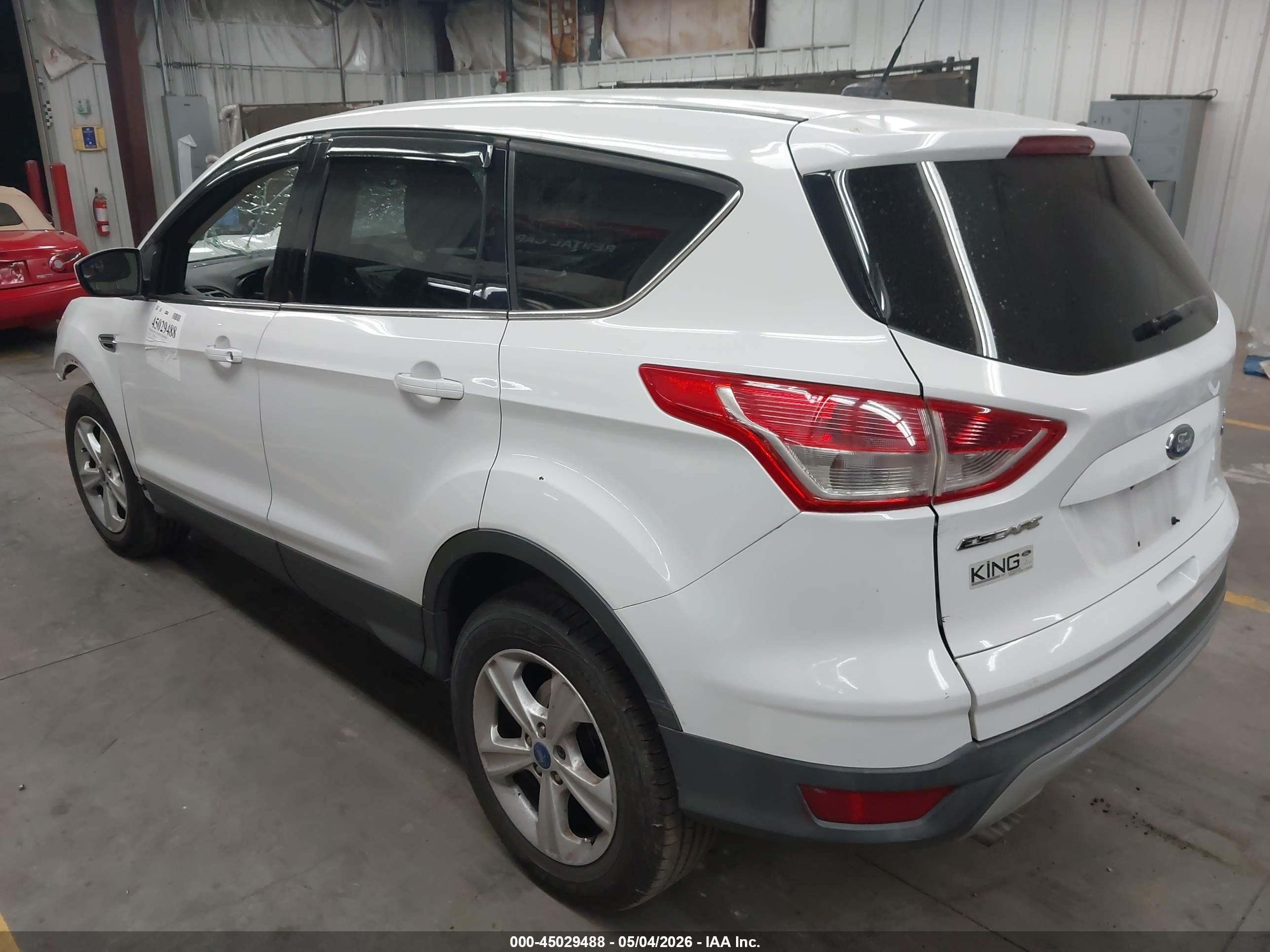 2014 Ford Escape Se White vin: 1FMCU0GX0EUA19079