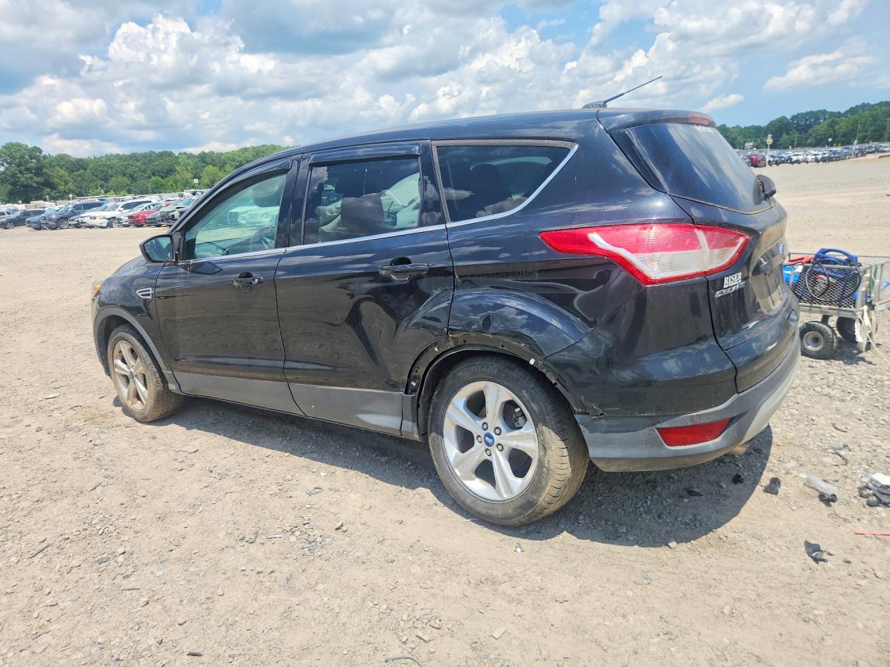 2014 Ford Escape Se Black vin: 1FMCU0GX0EUA27344