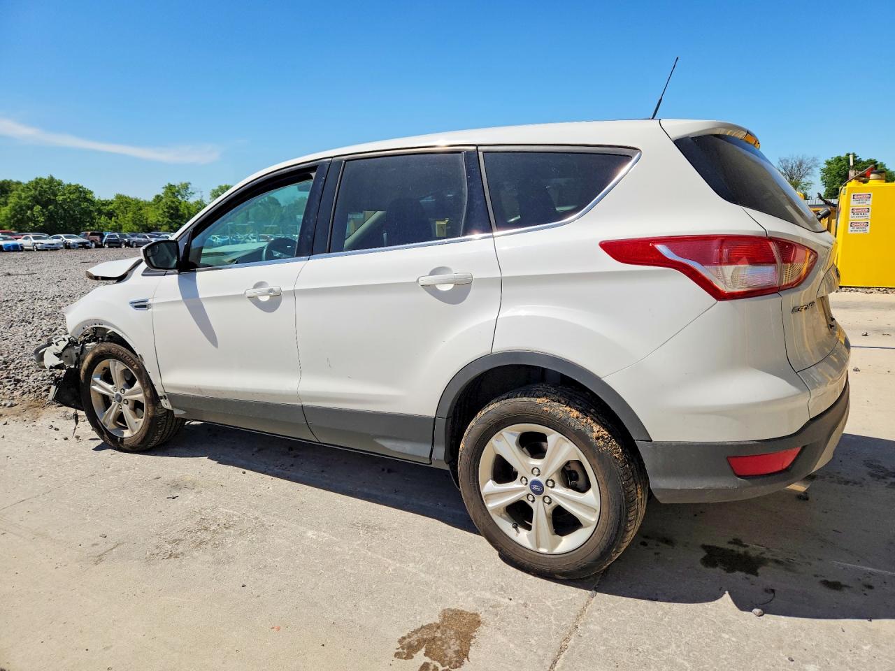 2014 Ford Escape Se White vin: 1FMCU0GX0EUA93098