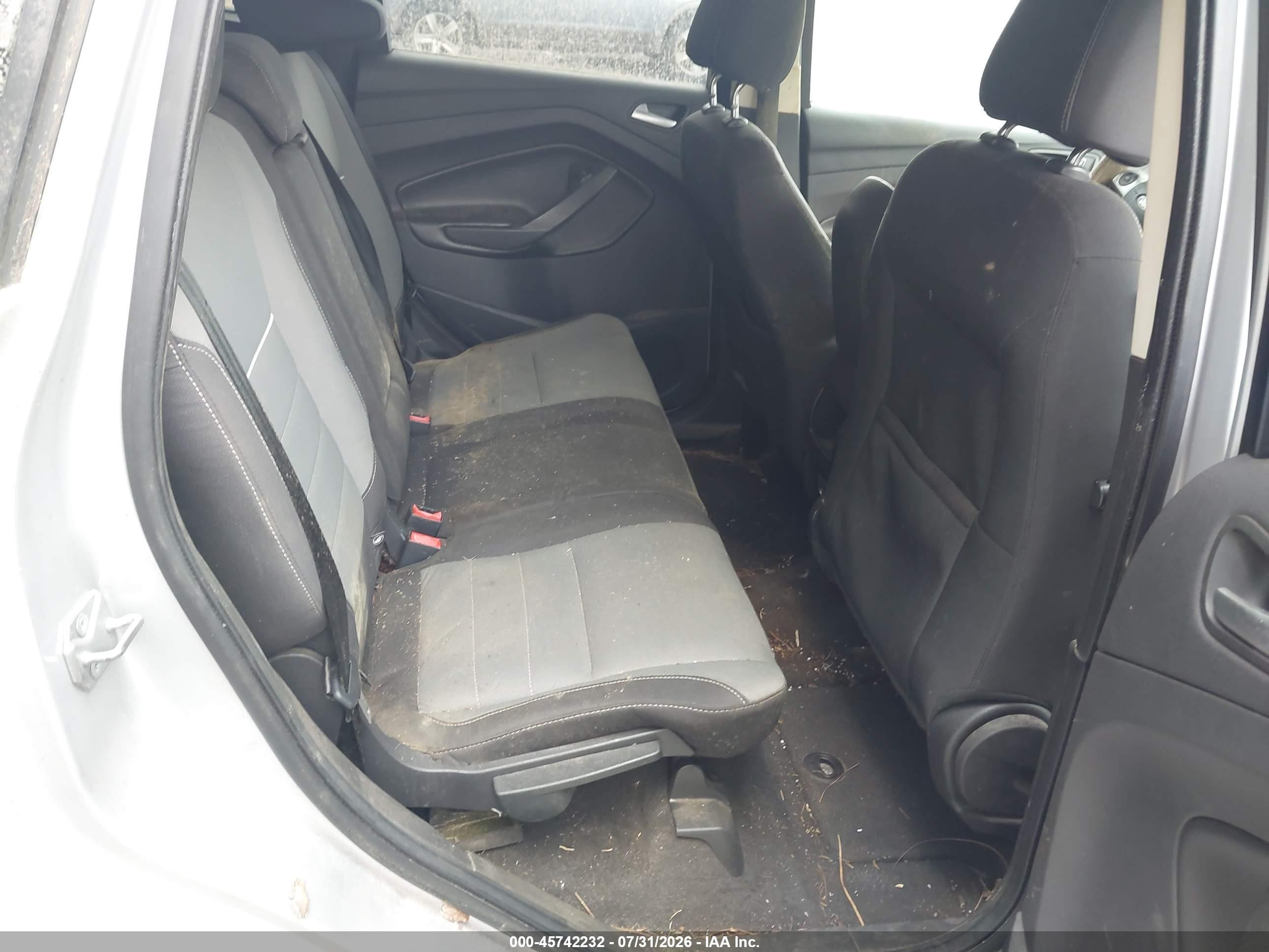 2014 Ford Escape Se Silver vin: 1FMCU0GX0EUB11132