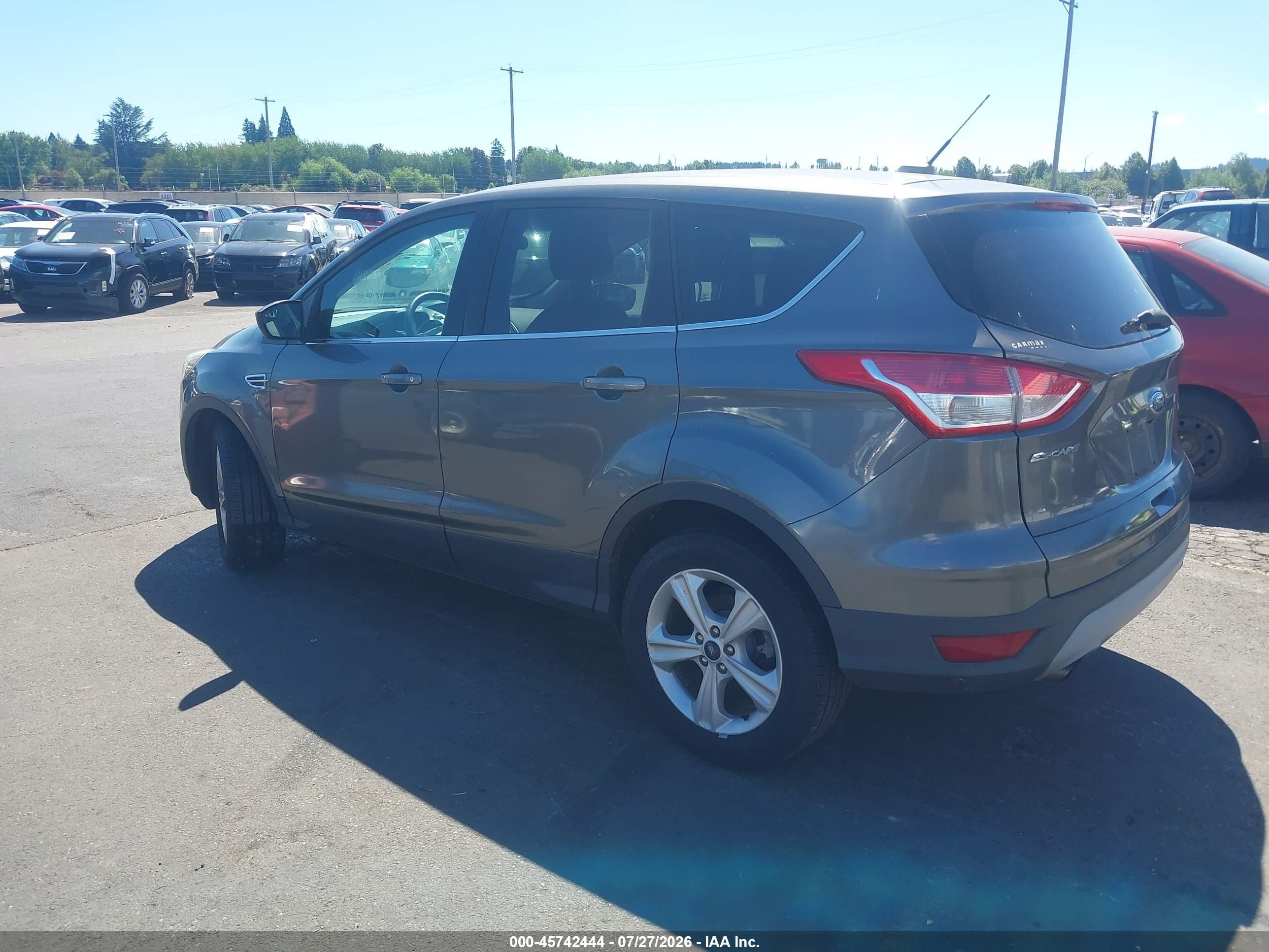 2014 Ford Escape Se Gray vin: 1FMCU0GX0EUB23765