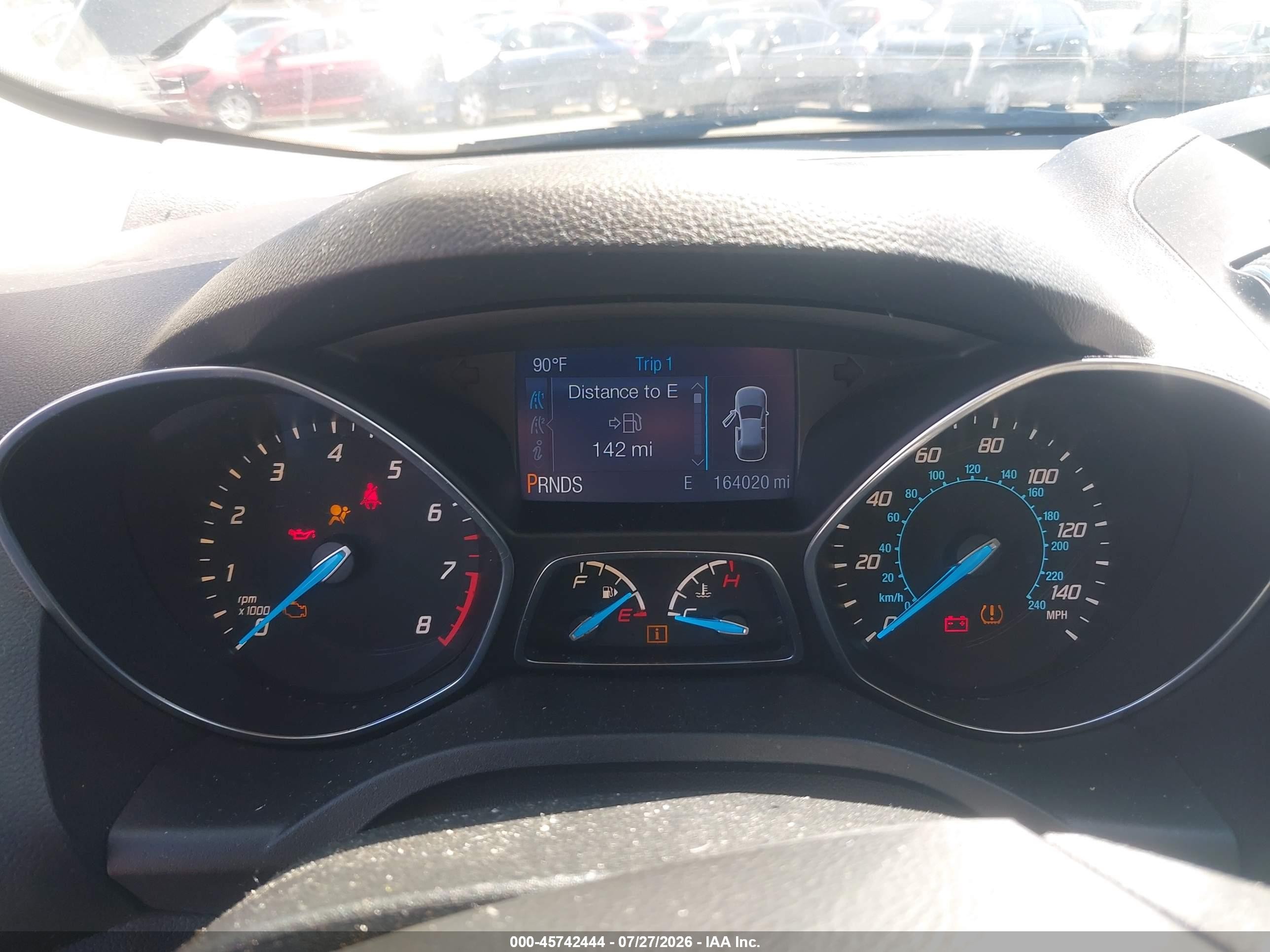2014 Ford Escape Se Gray vin: 1FMCU0GX0EUB23765