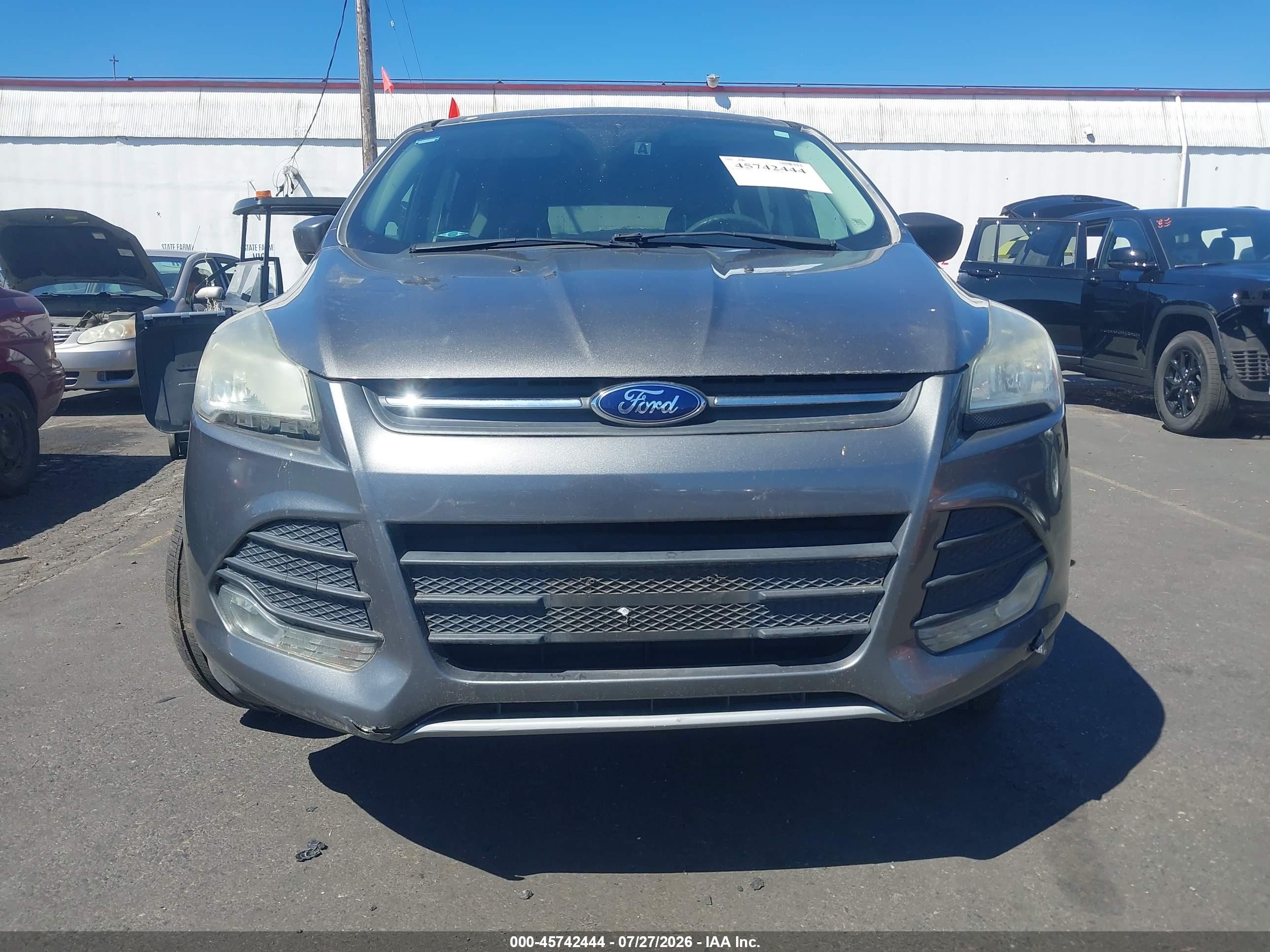 2014 Ford Escape Se Gray vin: 1FMCU0GX0EUB23765