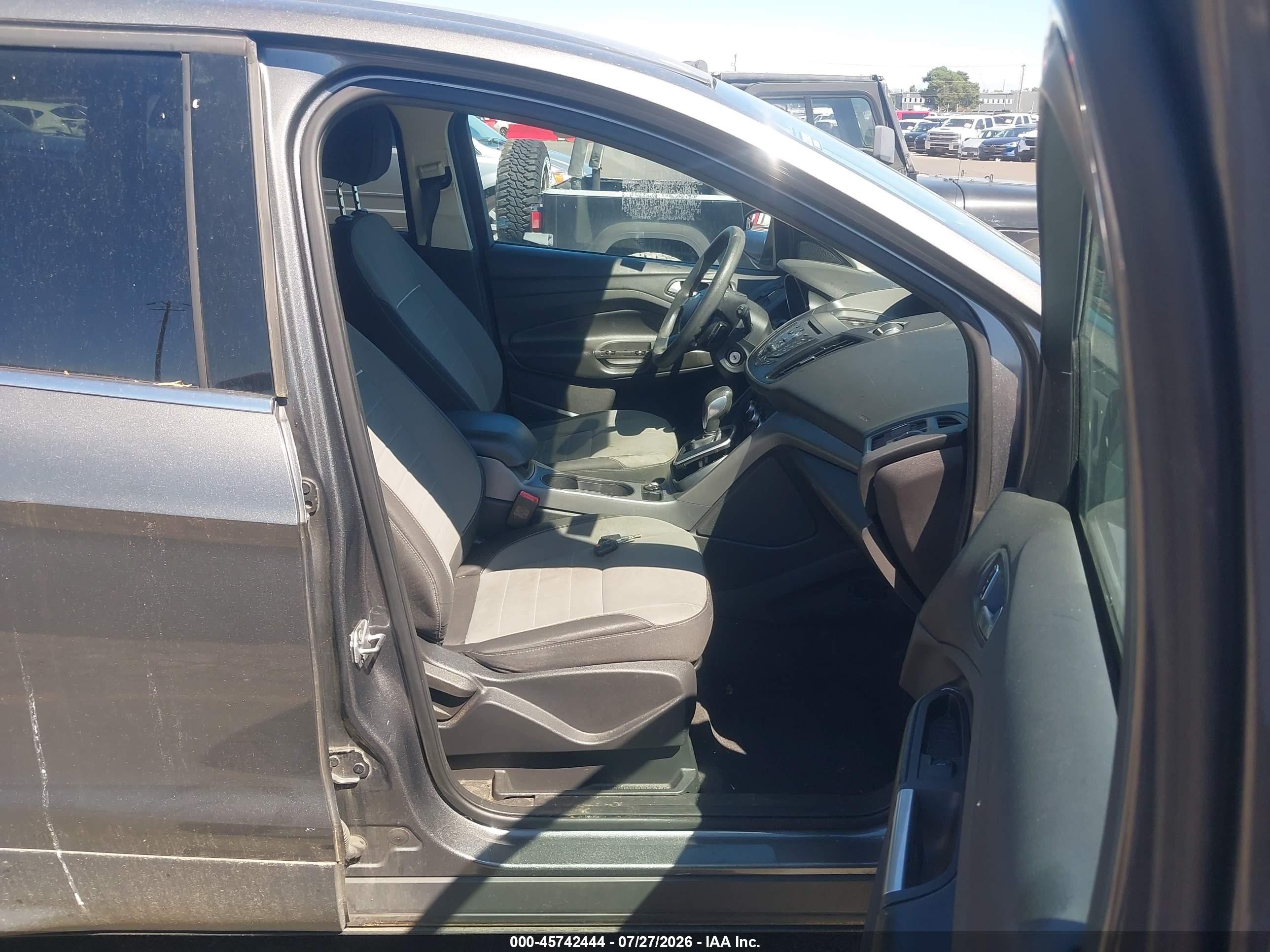 2014 Ford Escape Se Gray vin: 1FMCU0GX0EUB23765
