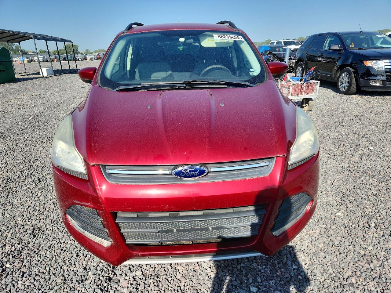 2014 Ford Escape Se Maroon vin: 1FMCU0GX0EUB41814