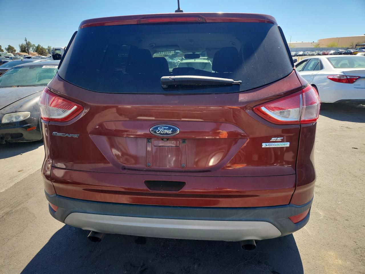 2014 Ford Escape Se Red vin: 1FMCU0GX0EUB76840