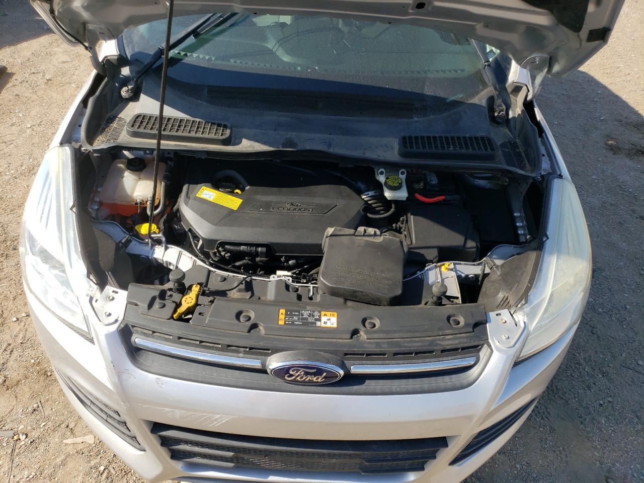 2014 Ford Escape Se Silver vin: 1FMCU0GX0EUB97297