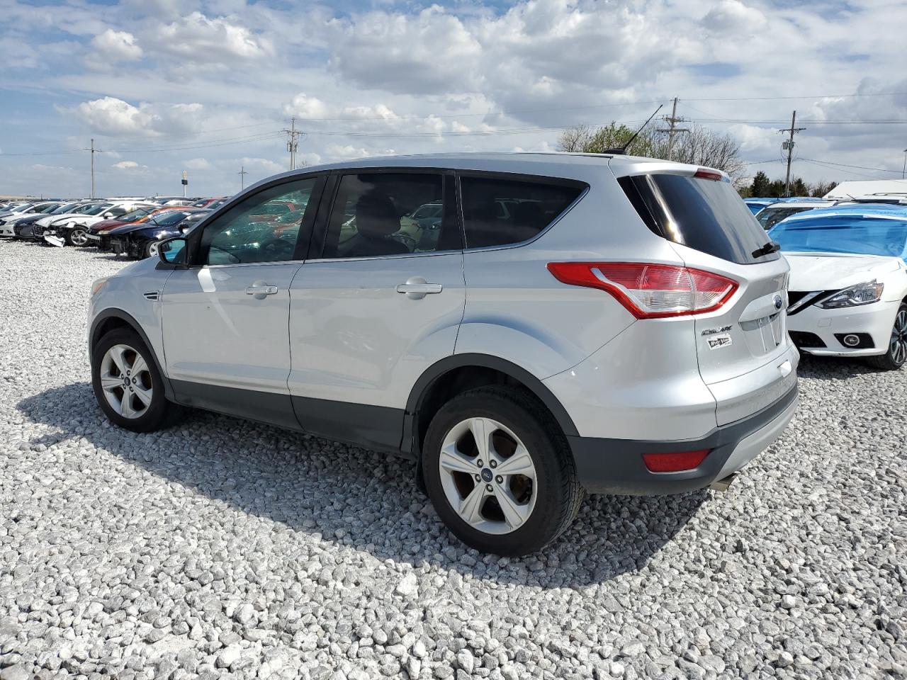 2014 Ford Escape Se Silver vin: 1FMCU0GX0EUB97297