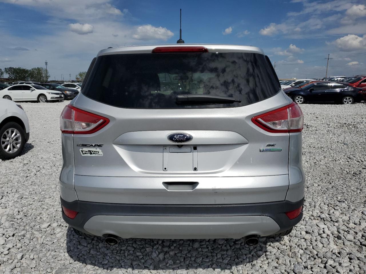 2014 Ford Escape Se Silver vin: 1FMCU0GX0EUB97297