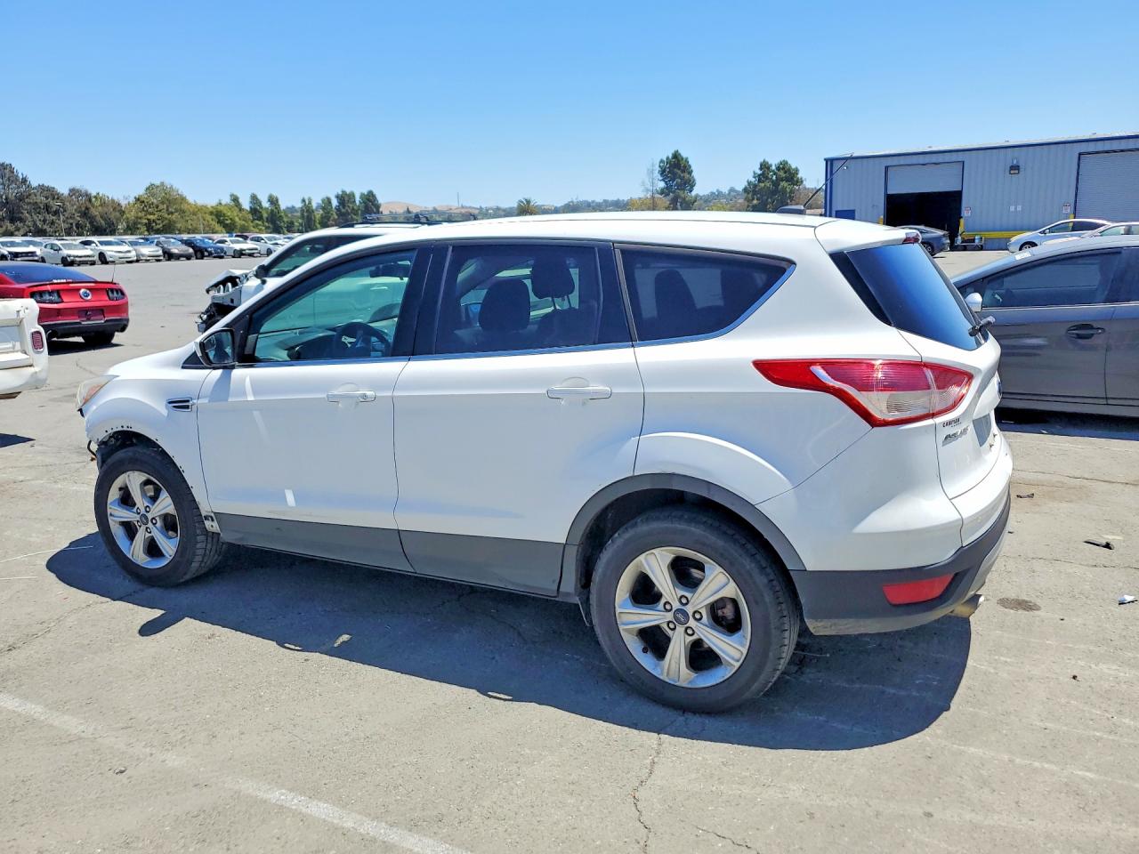 2014 Ford Escape Se White vin: 1FMCU0GX0EUC01252