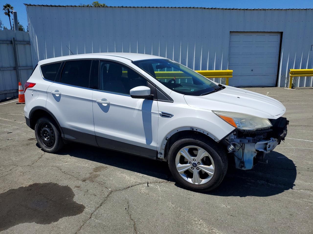 2014 Ford Escape Se White vin: 1FMCU0GX0EUC01252